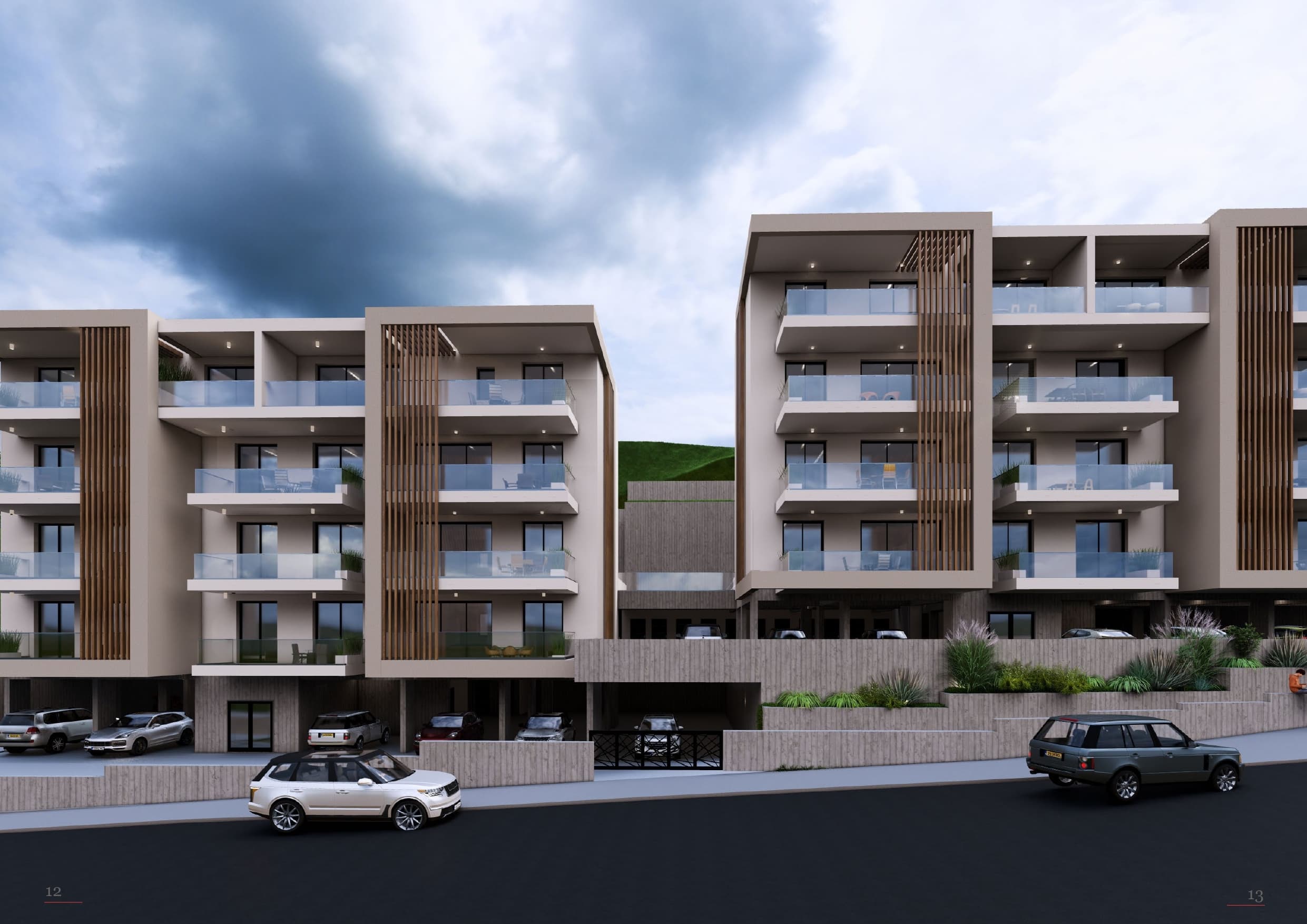 2-bedrooms apartments in Limassol, Cyprus.