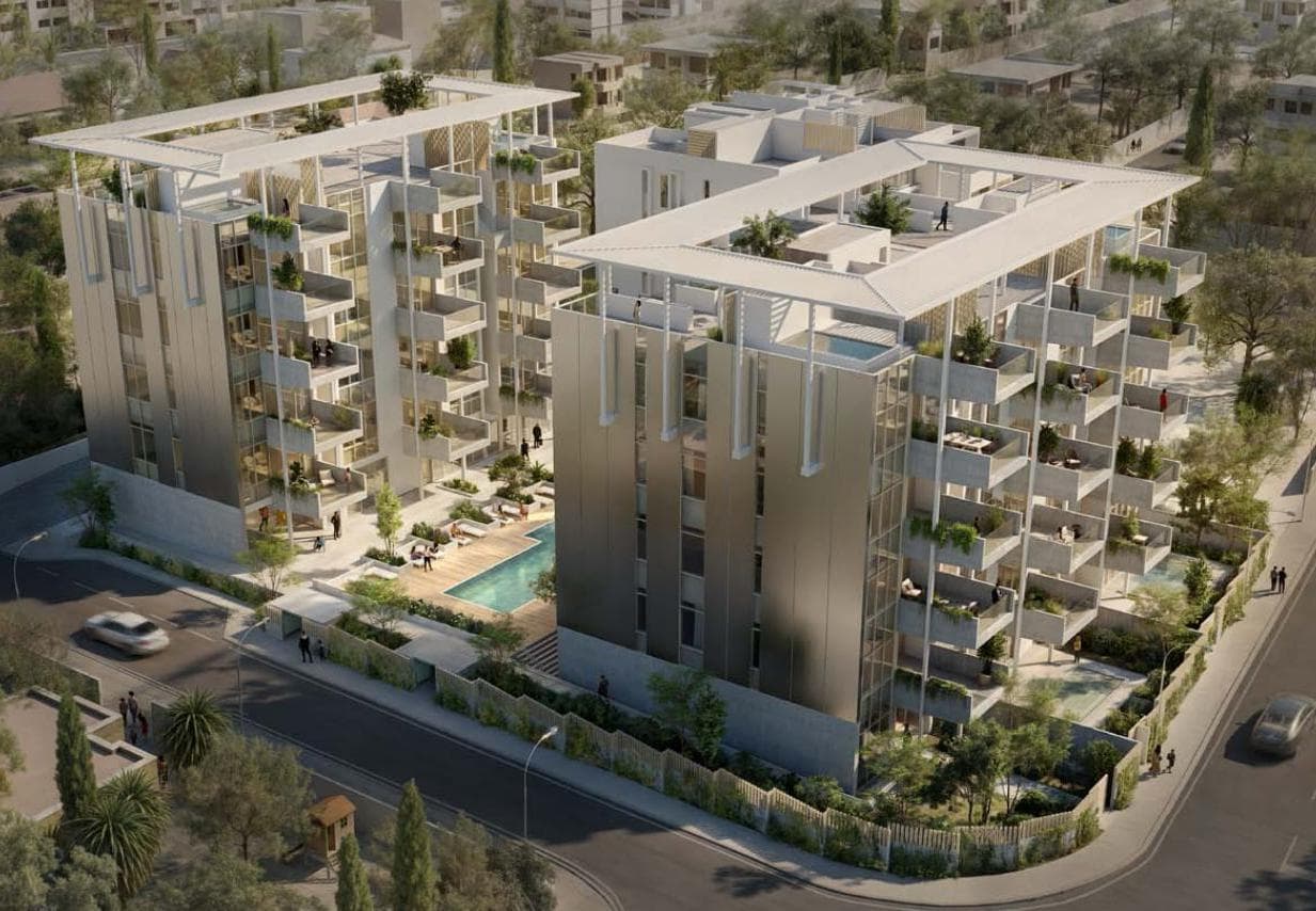2-bedrooms apartments in Limassol, Cyprus.