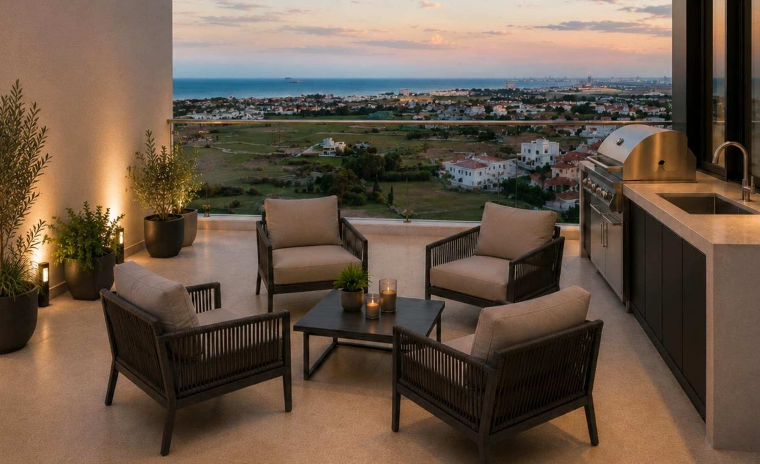 3-bedrooms house in Larnaca, Cyprus.