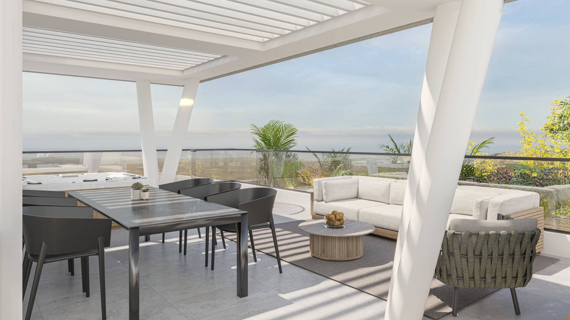 3-bedrooms apartments in Larnaca, Cyprus.