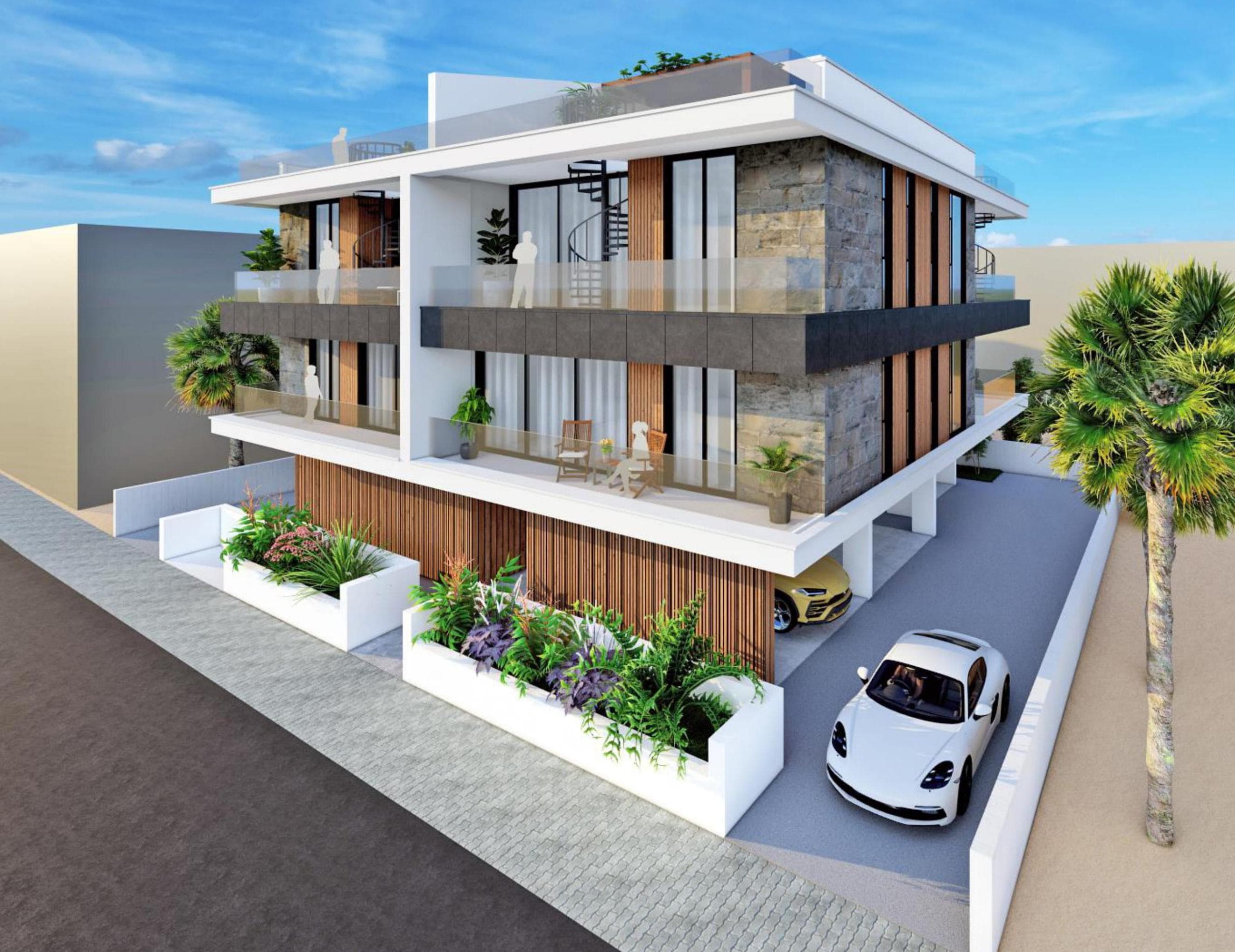 2-bedrooms apartments in Larnaca, Cyprus.