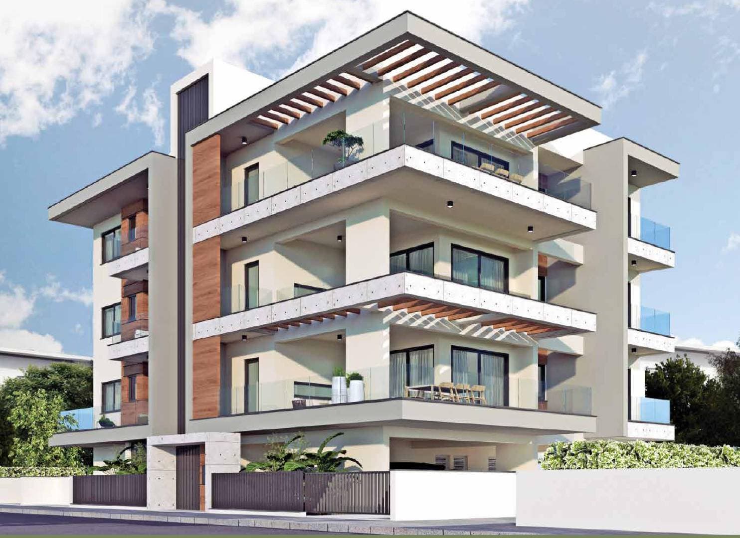 3-bedrooms apartments in Limassol, Cyprus.