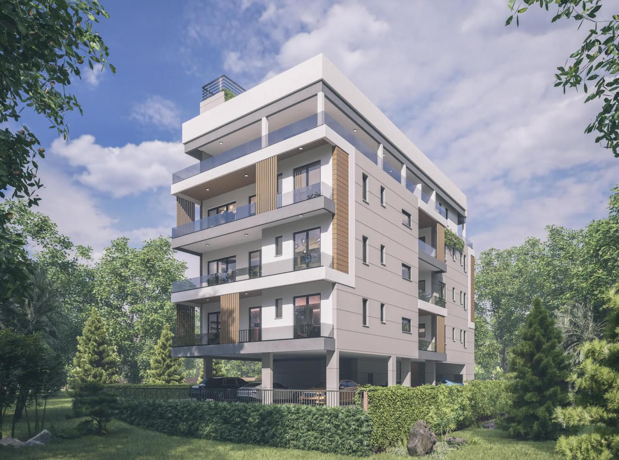 2-bedrooms apartments in Nicosia, Cyprus.