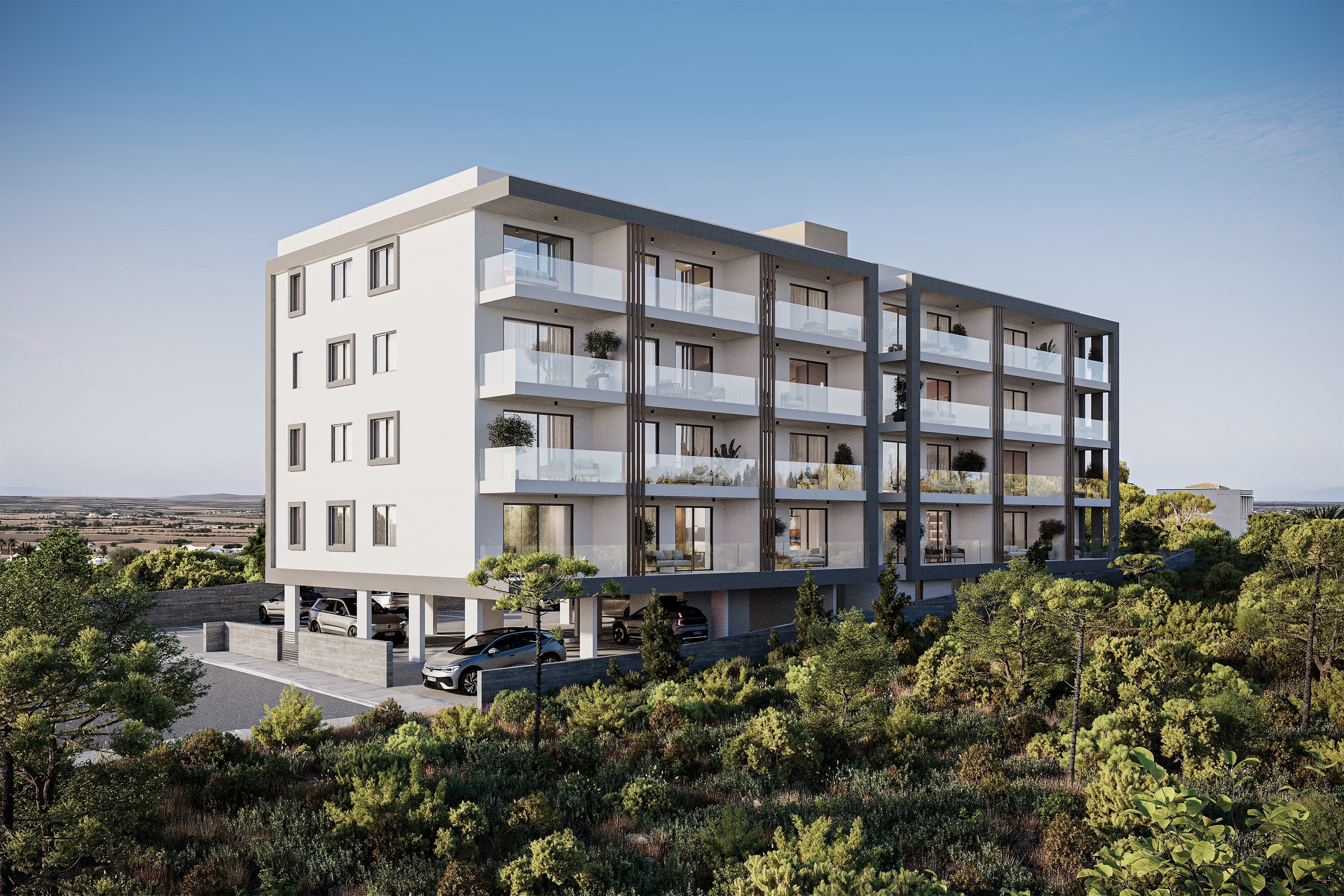 1-bedrooms apartments in Paphos, Cyprus.