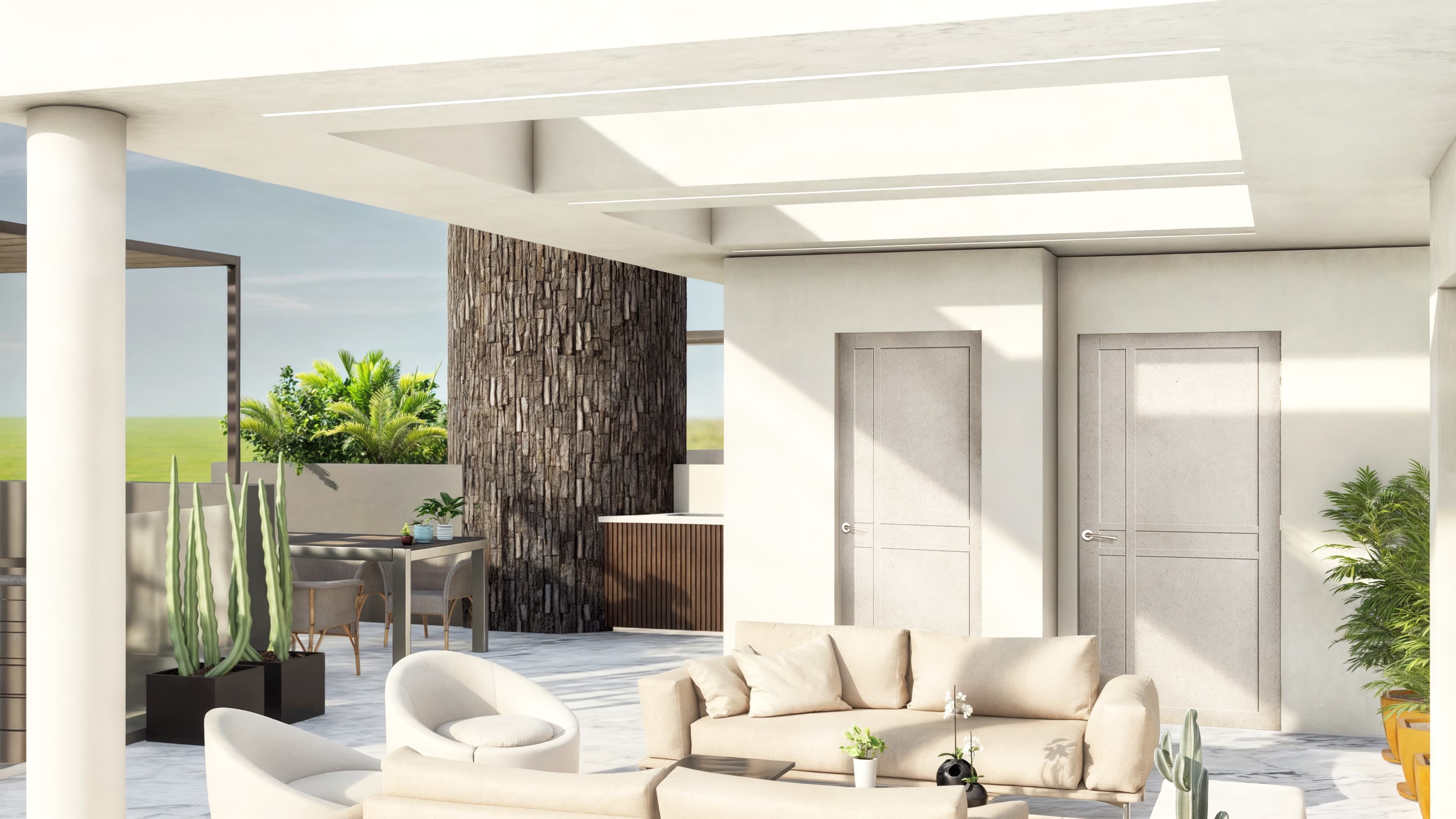 2-bedrooms apartments in Larnaca, Cyprus.