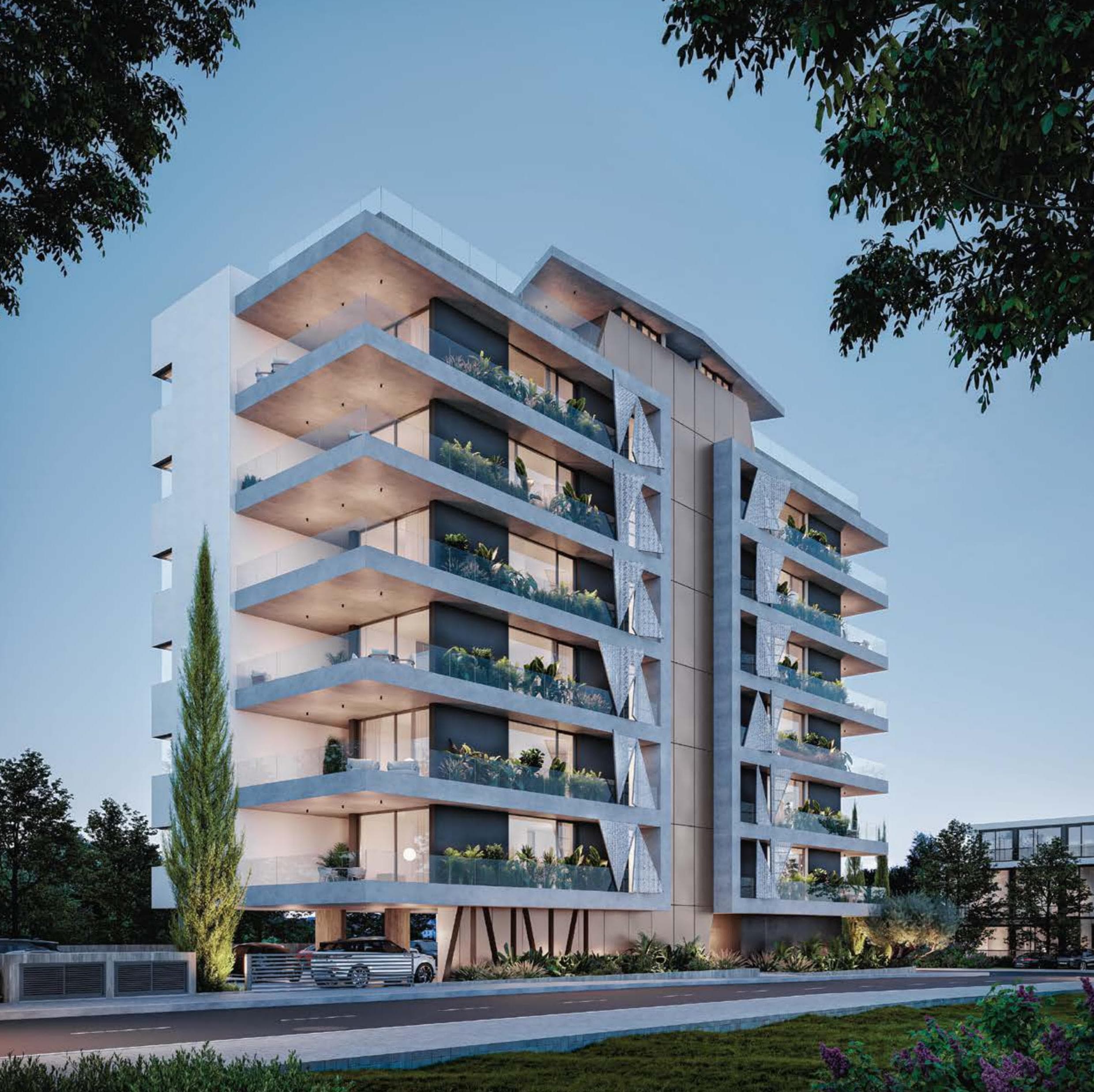 3-bedrooms apartments in Nicosia, Cyprus.