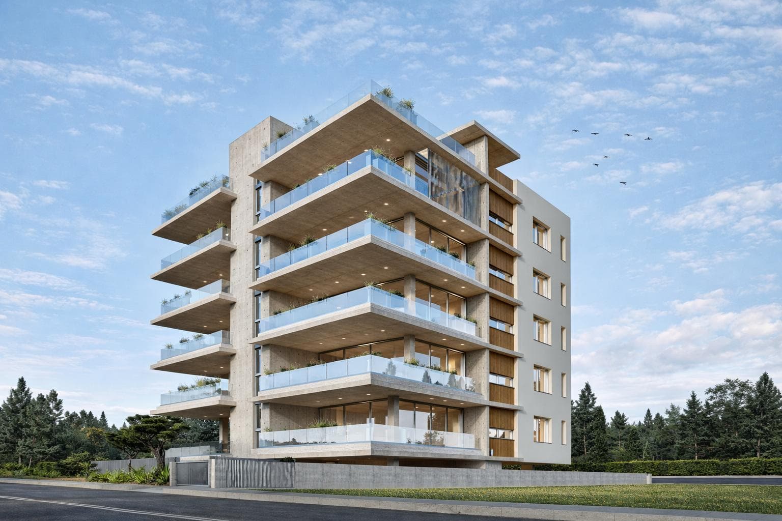 2-bedrooms apartments in Nicosia, Cyprus.