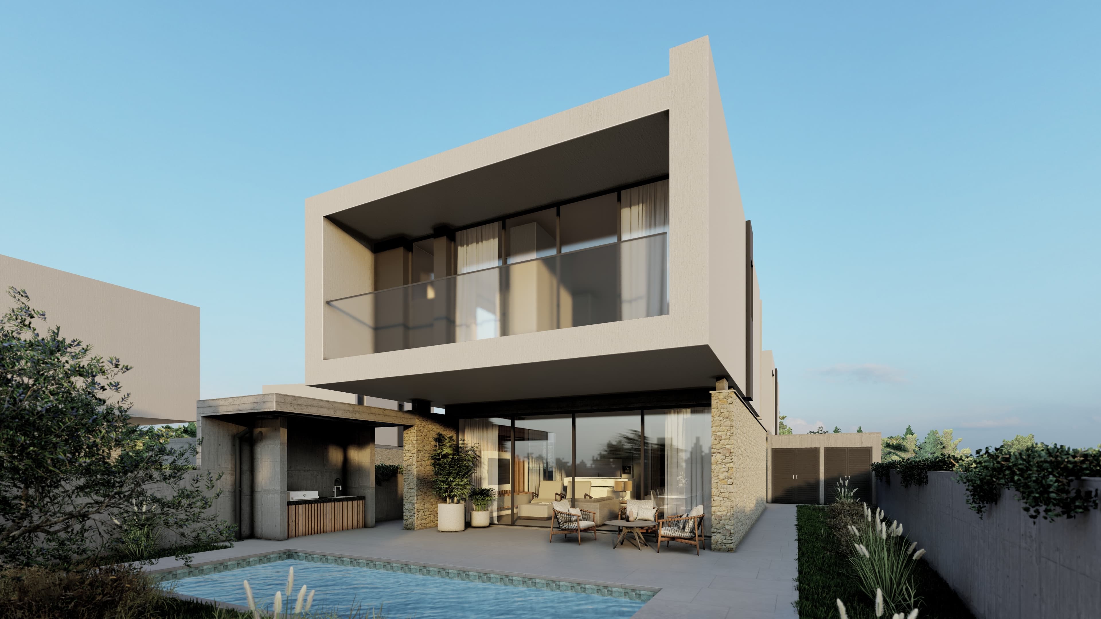 3-bedrooms house in Paphos, Cyprus.