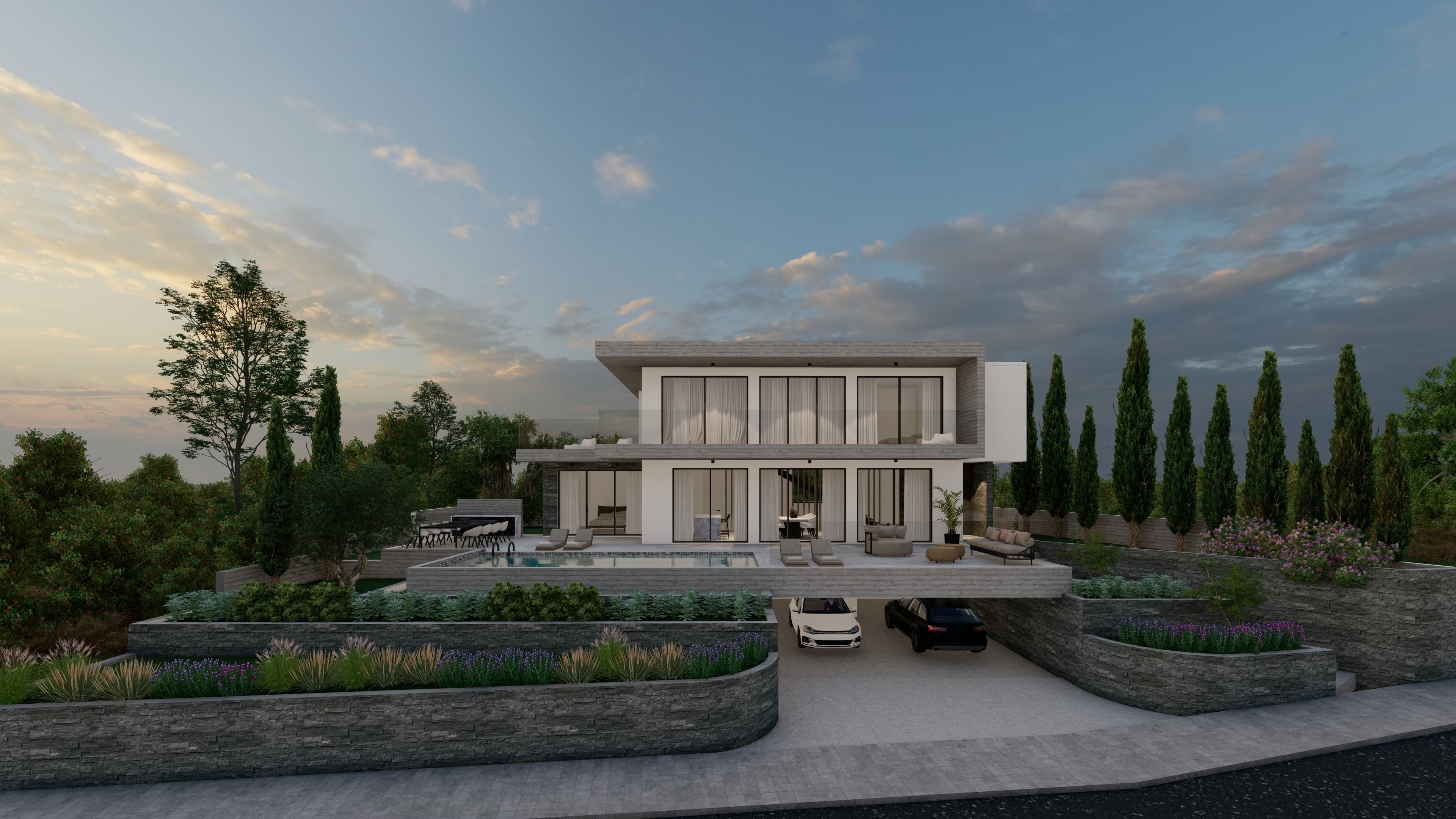 4-bedrooms house in Paphos, Cyprus.
