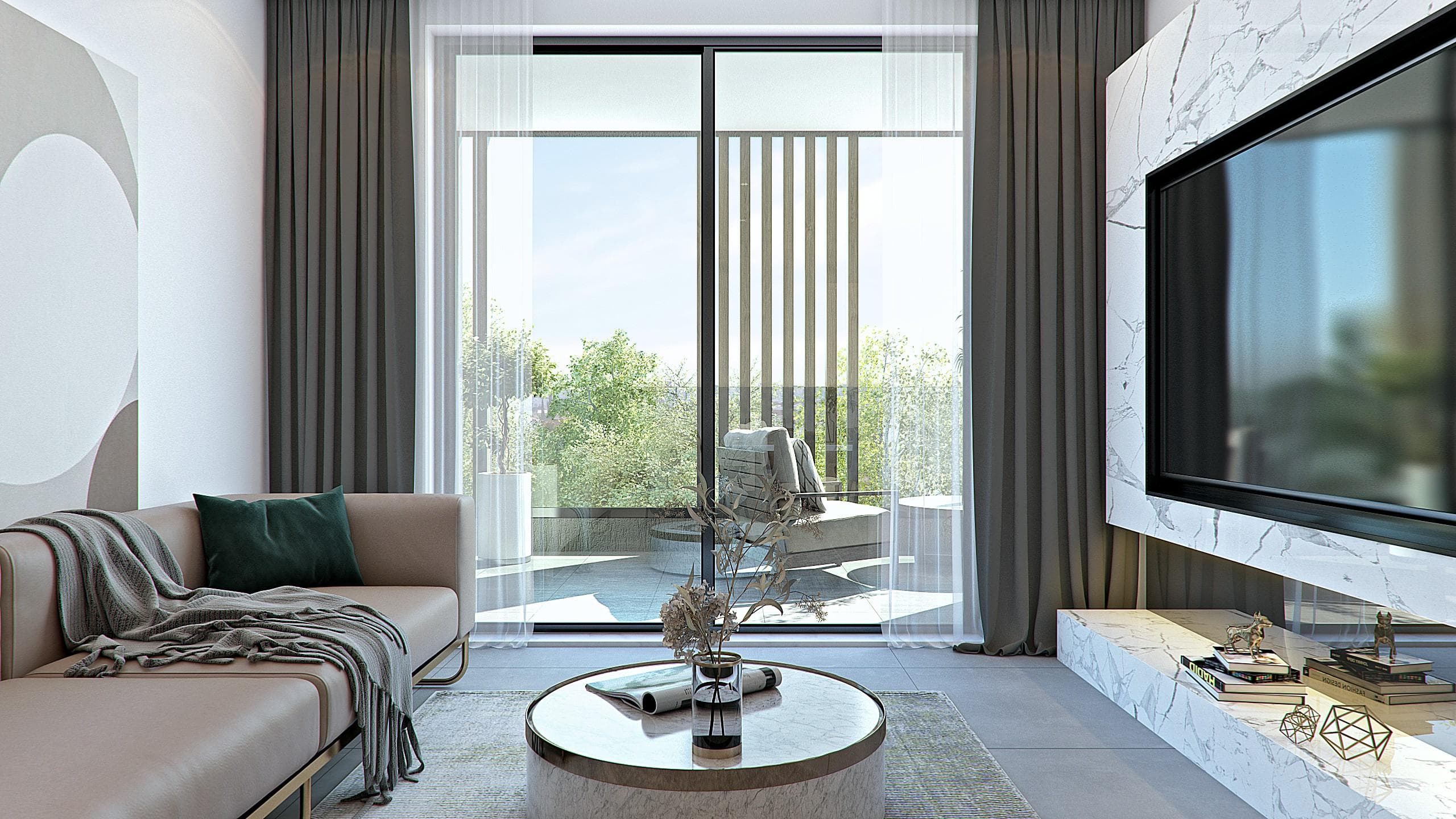 2-bedrooms apartments in Famagusta, Cyprus.