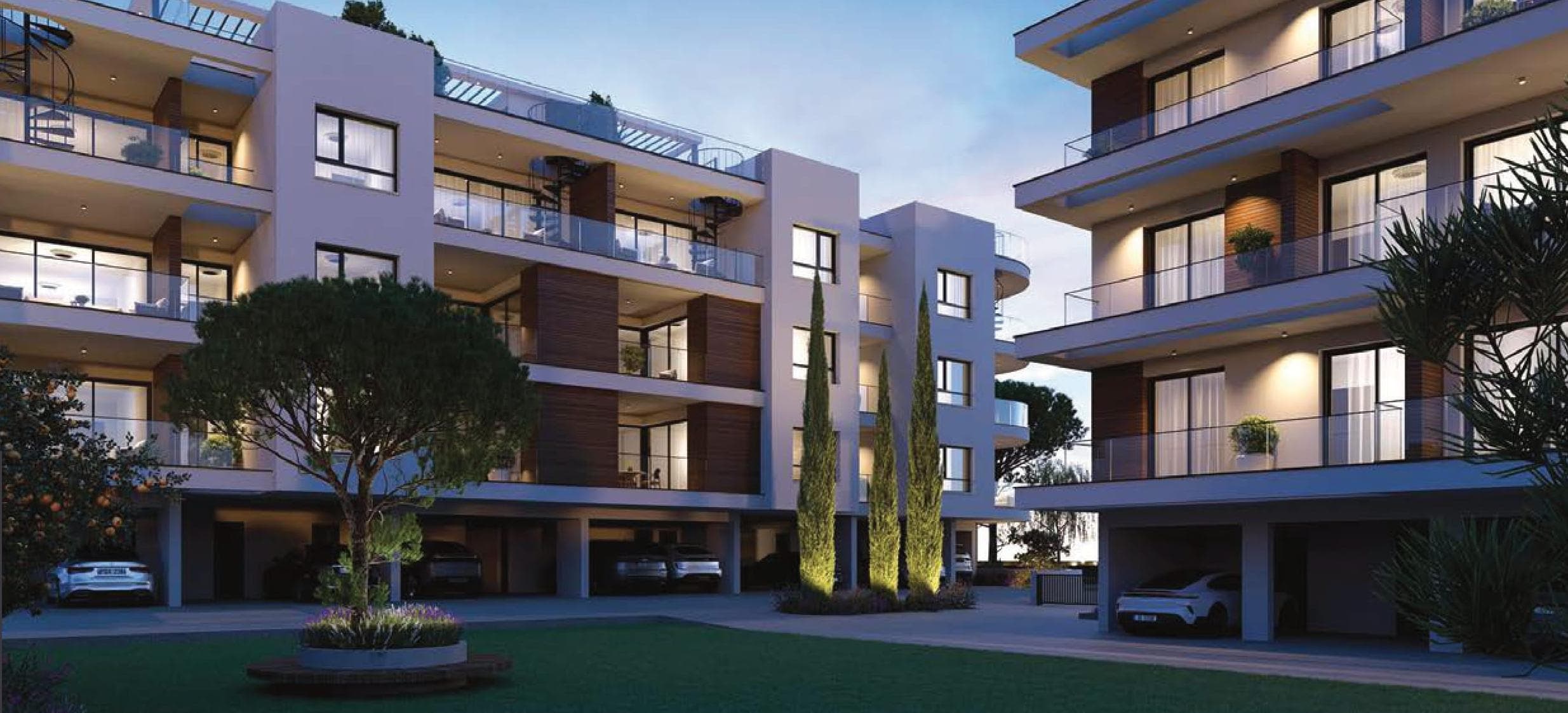 2-bedrooms apartments in Limassol, Cyprus.