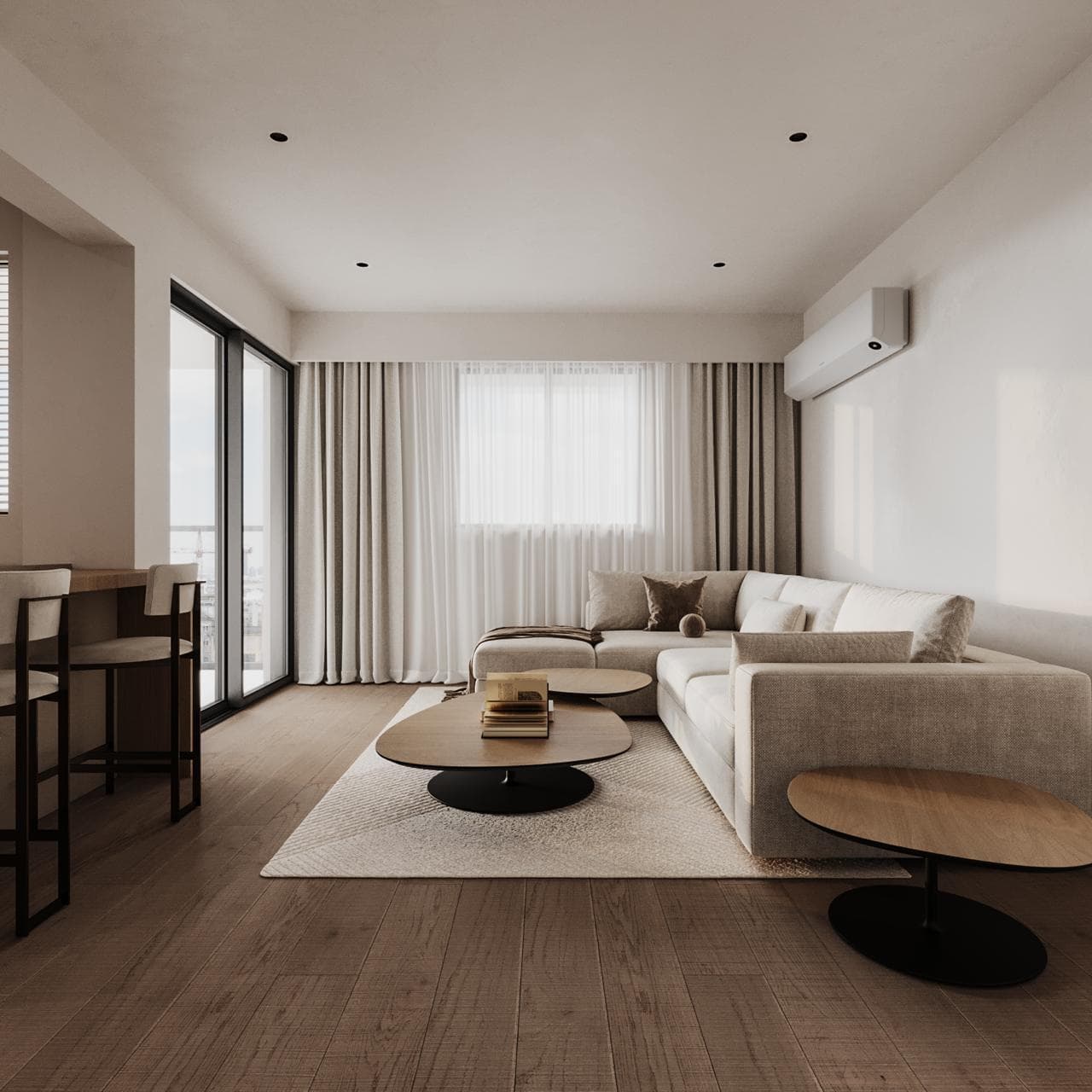 2-bedrooms apartments in Larnaca, Cyprus.
