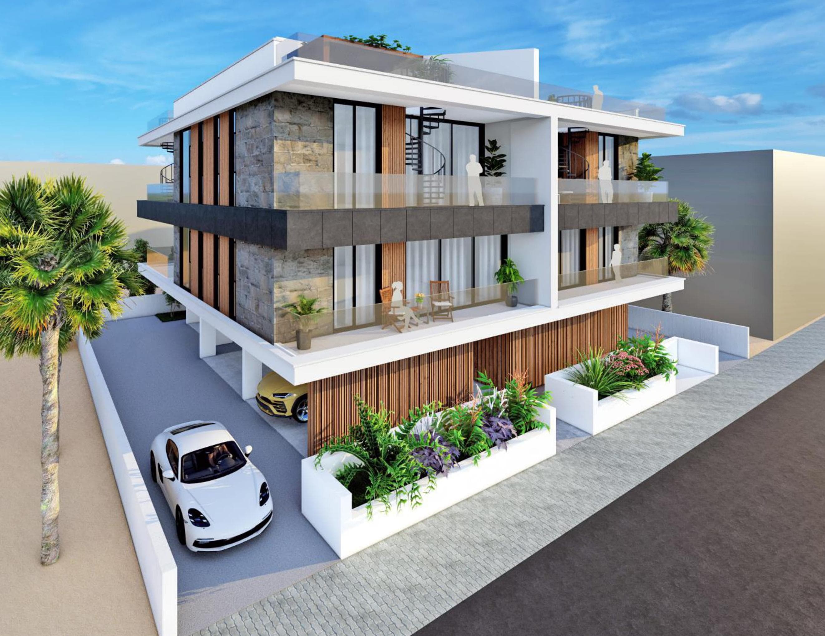 2-bedrooms apartments in Larnaca, Cyprus.