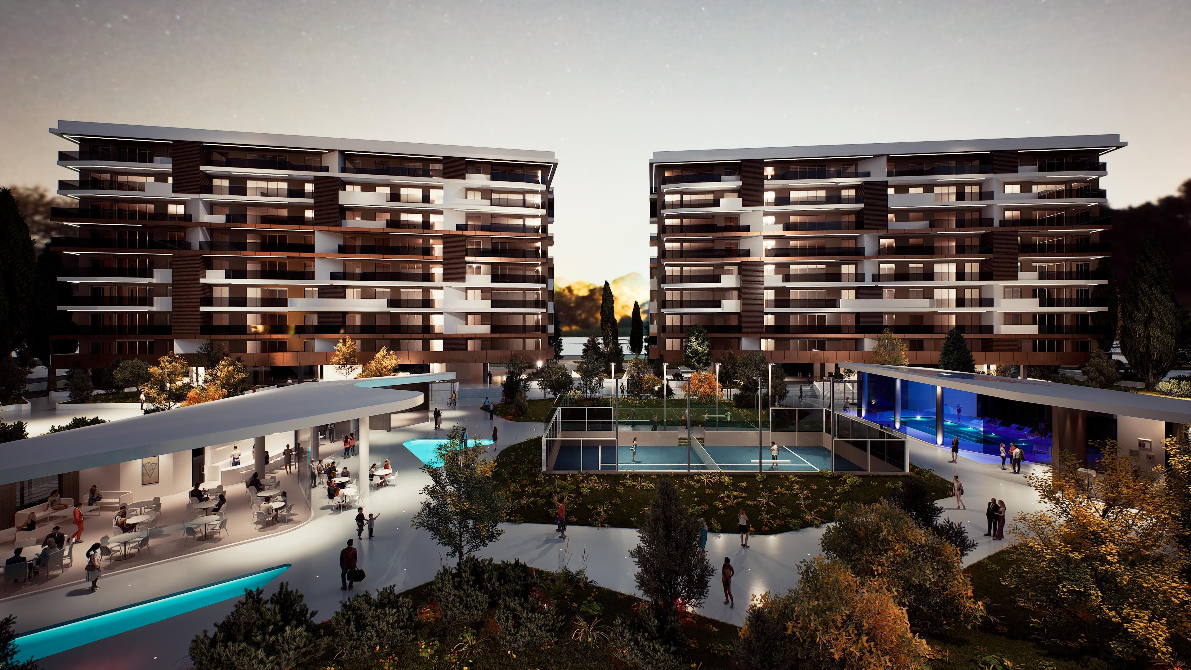 1-bedrooms apartments in Nicosia, Cyprus.
