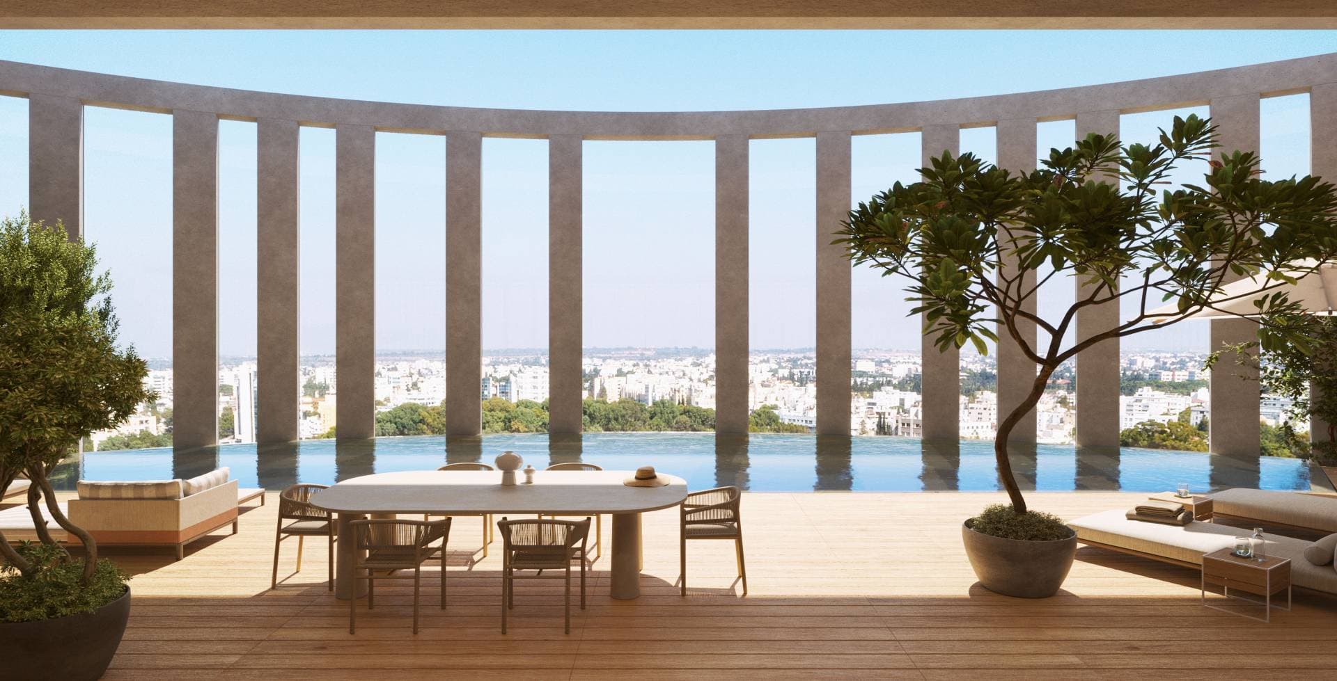 2-bedrooms apartments in Nicosia, Cyprus.
