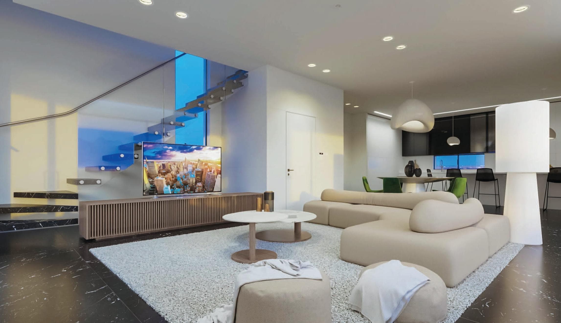 3-bedrooms apartments in Nicosia, Cyprus.