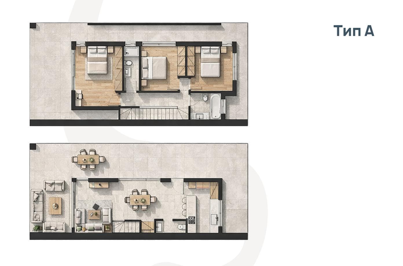 3-bedrooms house in Limassol, Cyprus.