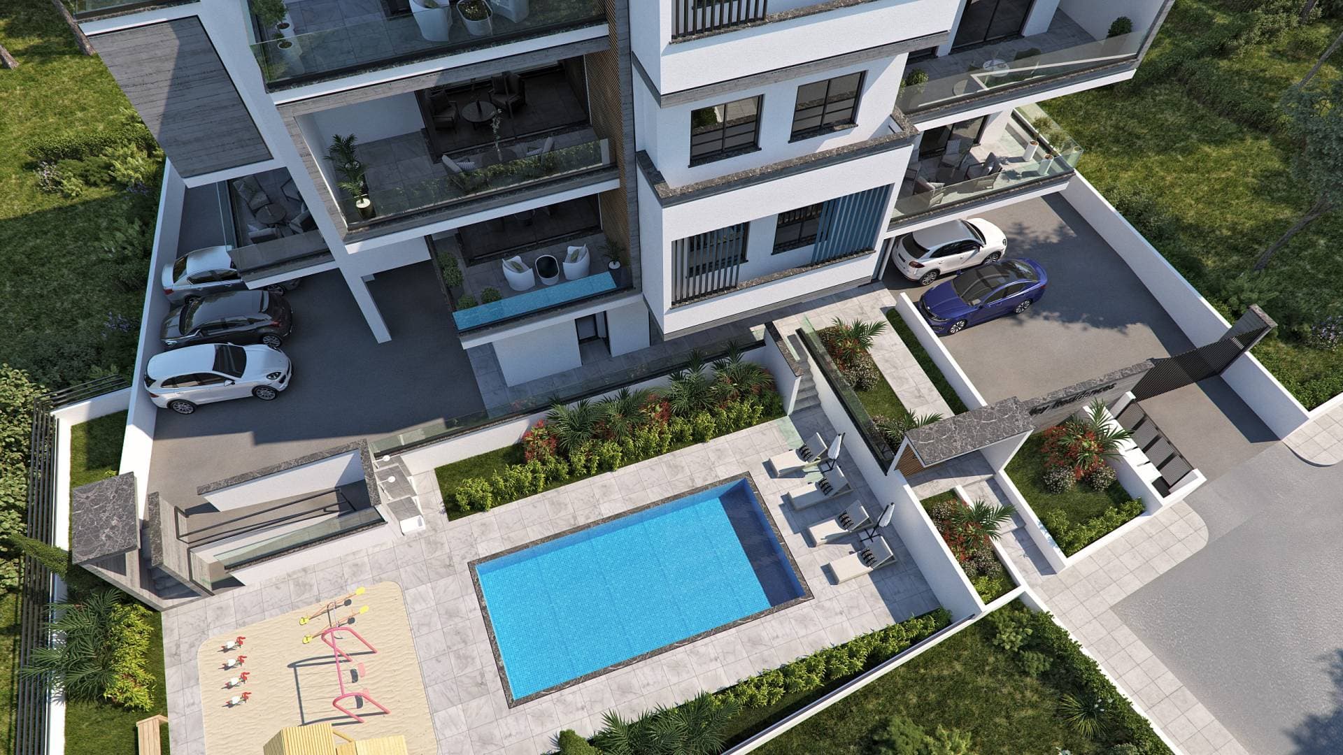 2-bedrooms apartments in Limassol, Cyprus.