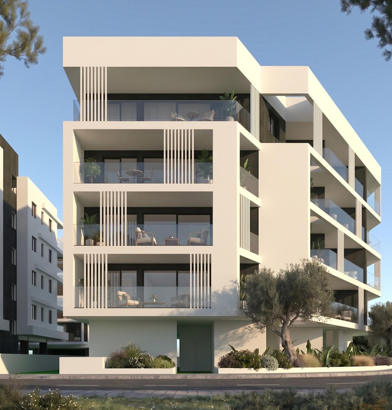 3-bedrooms apartments in Nicosia, Cyprus.
