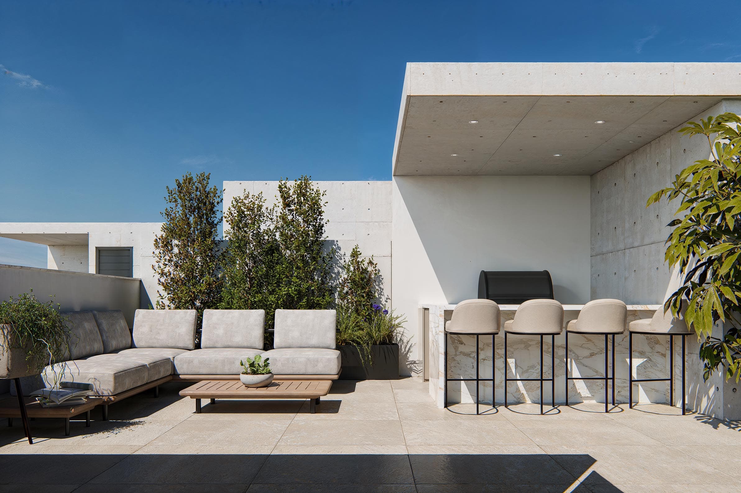2-bedrooms apartments in Limassol, Cyprus.