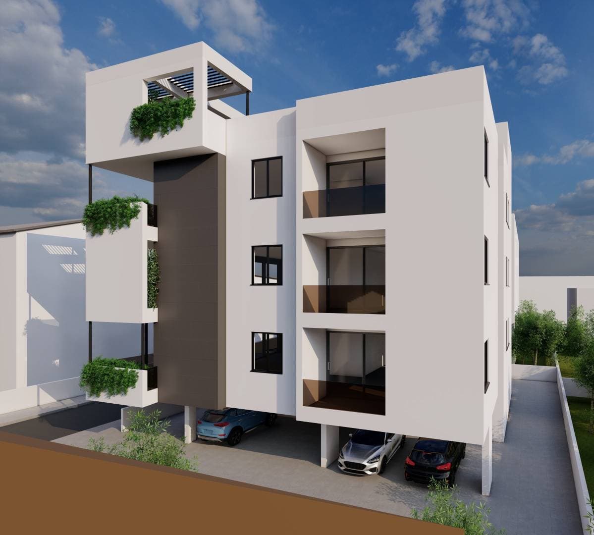 2-bedrooms apartments in Nicosia, Cyprus.