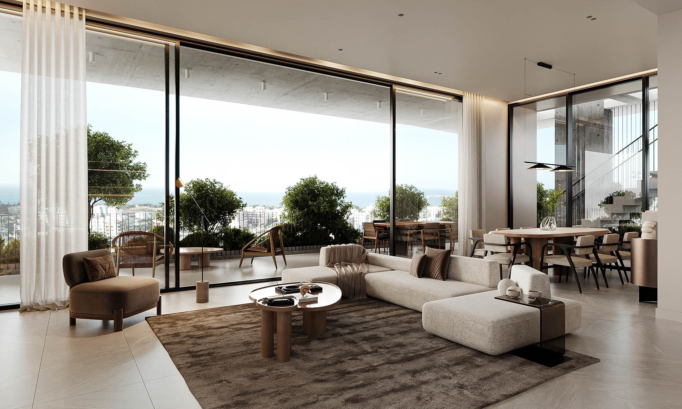 2-bedrooms apartments in Limassol, Cyprus.