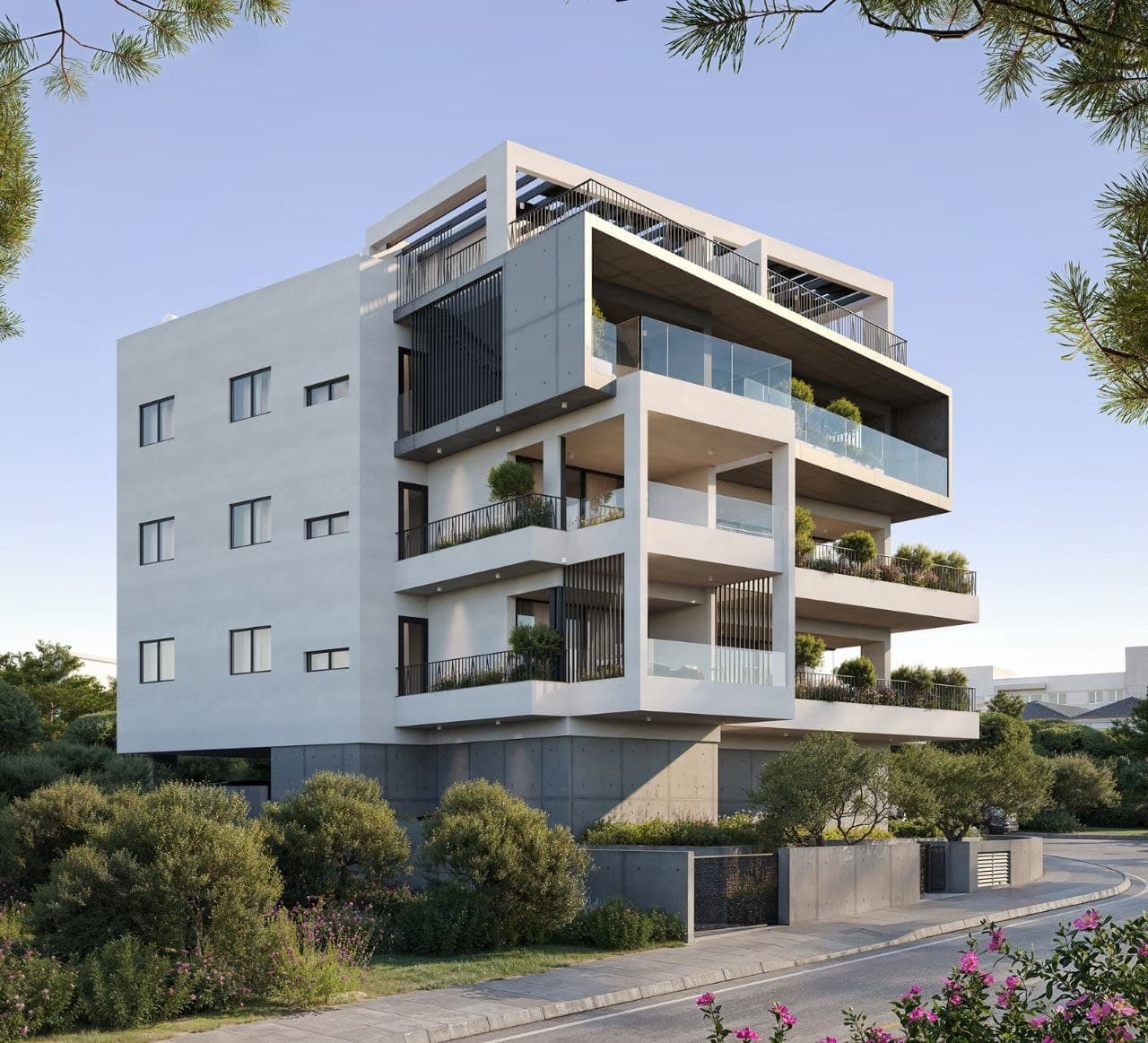2-bedrooms apartments in Paphos, Cyprus.