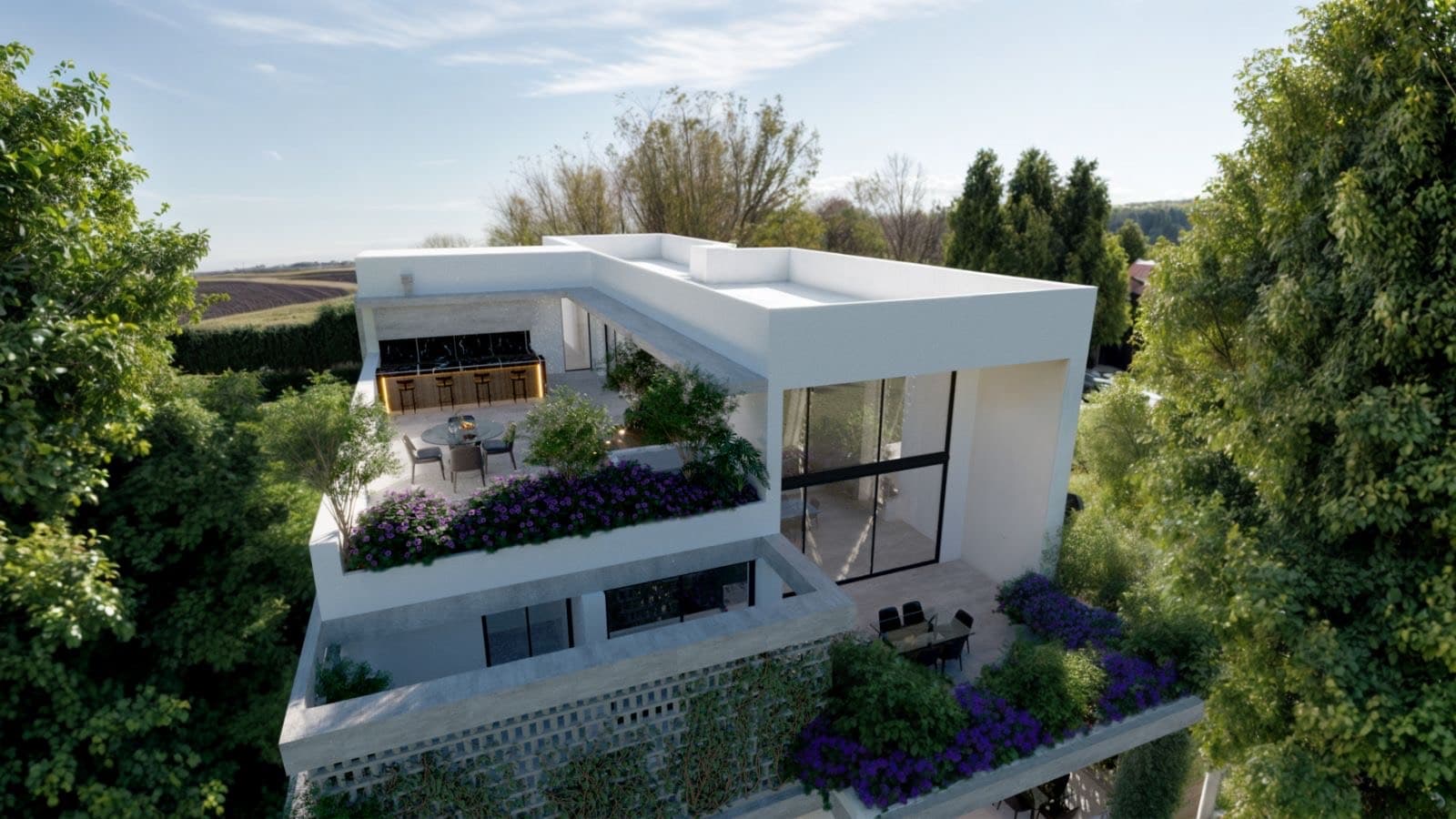 2-bedrooms apartments in Nicosia, Cyprus.