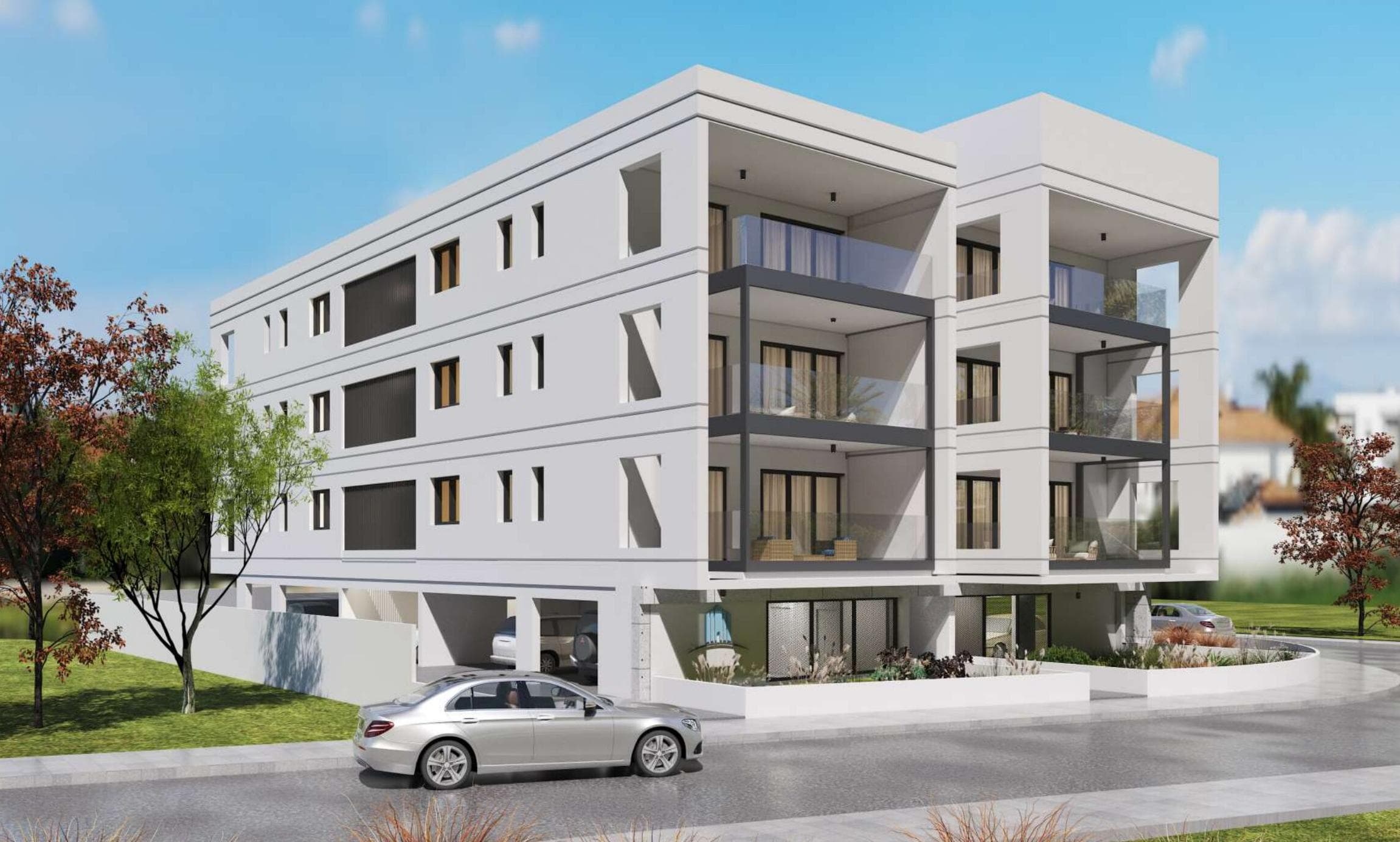 2-bedrooms apartments in Nicosia, Cyprus.