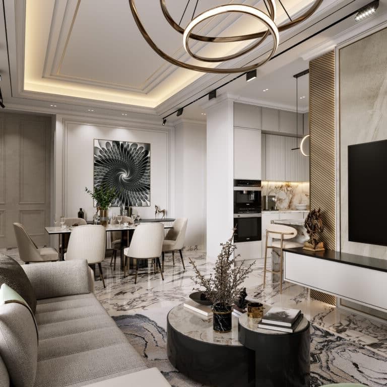 2-bedrooms apartments in Limassol, Cyprus.