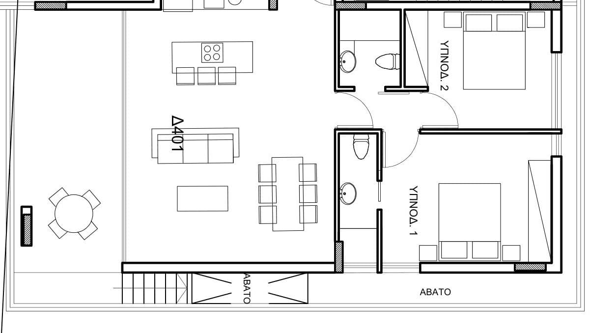 2-bedrooms apartments in Nicosia, Cyprus.