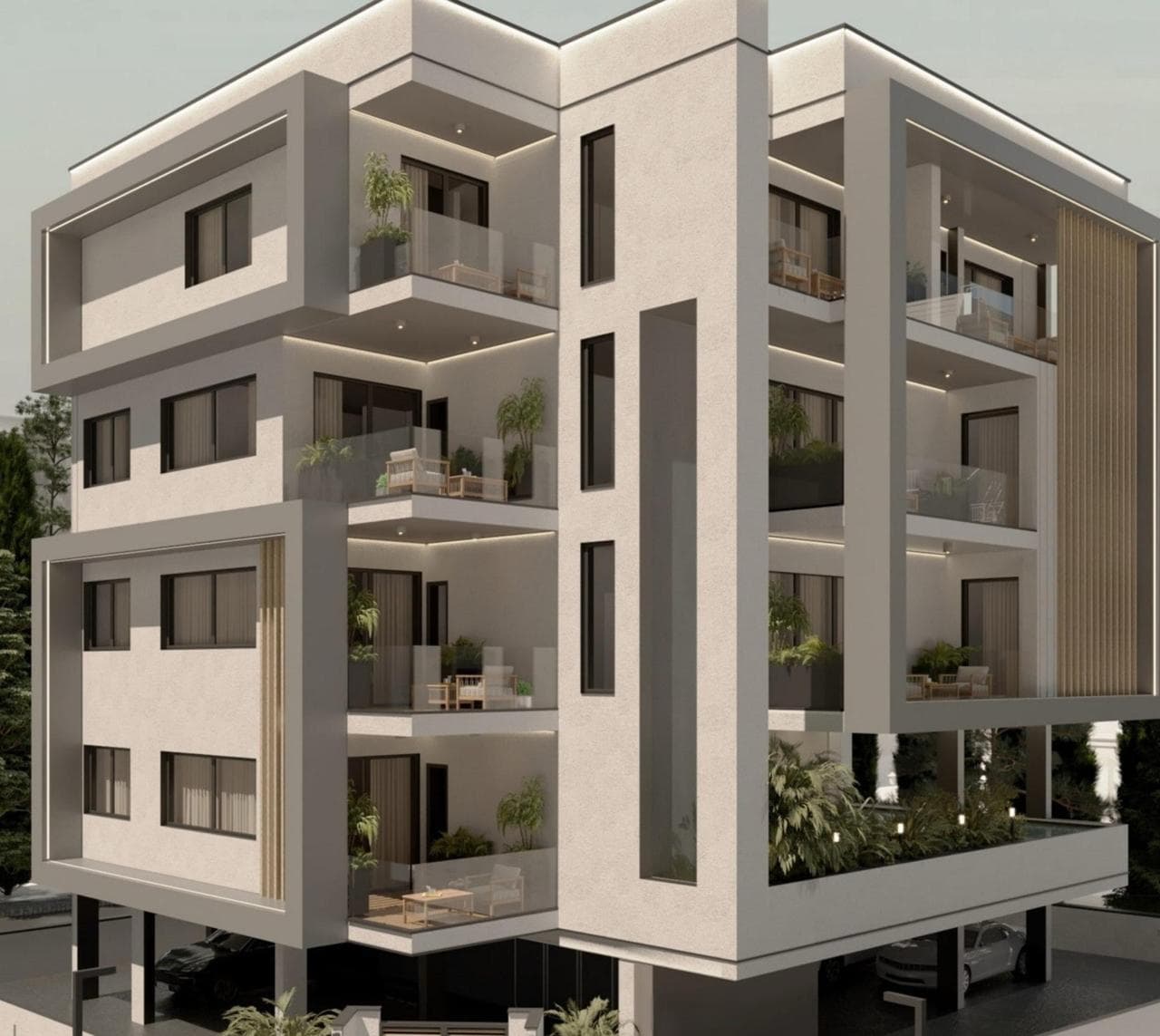 1-bedrooms apartments in Limassol, Cyprus.