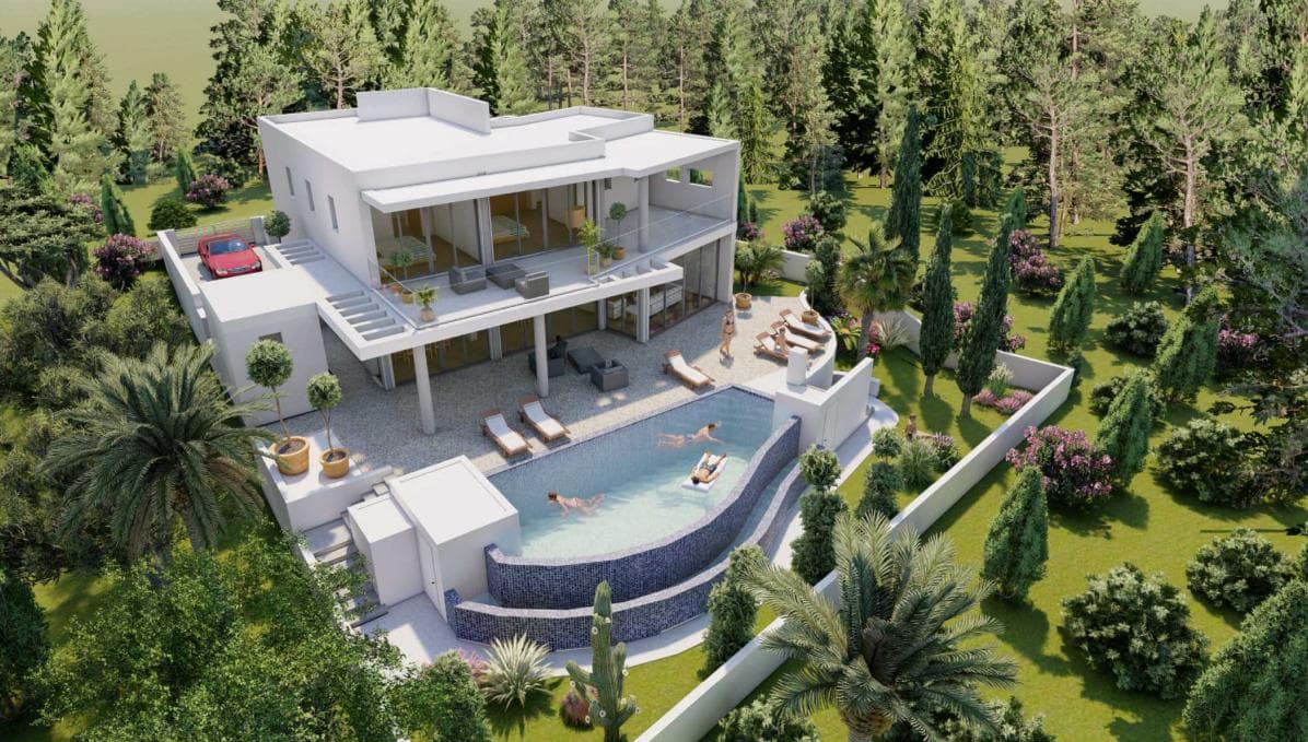 4-bedrooms house in Paphos, Cyprus.