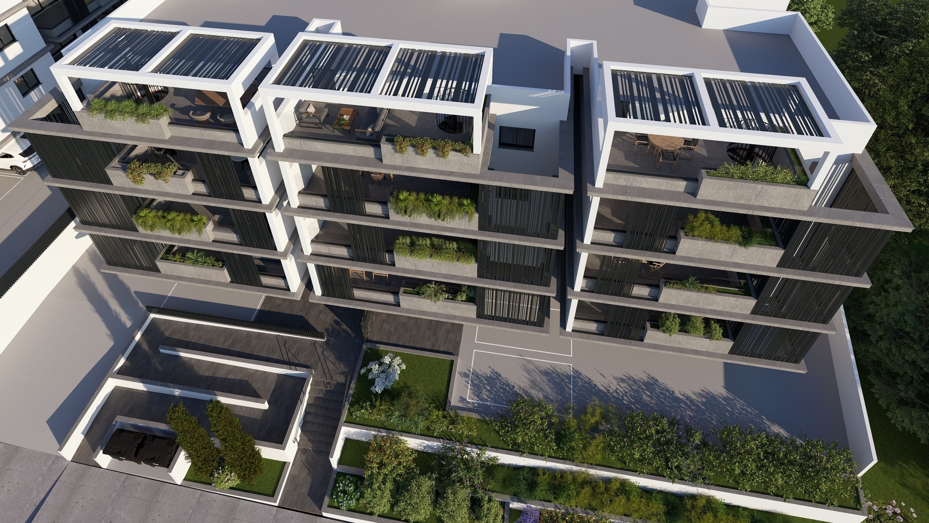 2-bedrooms apartments in Nicosia, Cyprus.