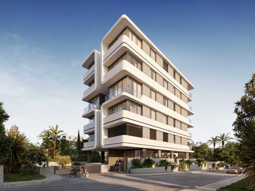3-bedrooms apartments in Limassol, Cyprus.