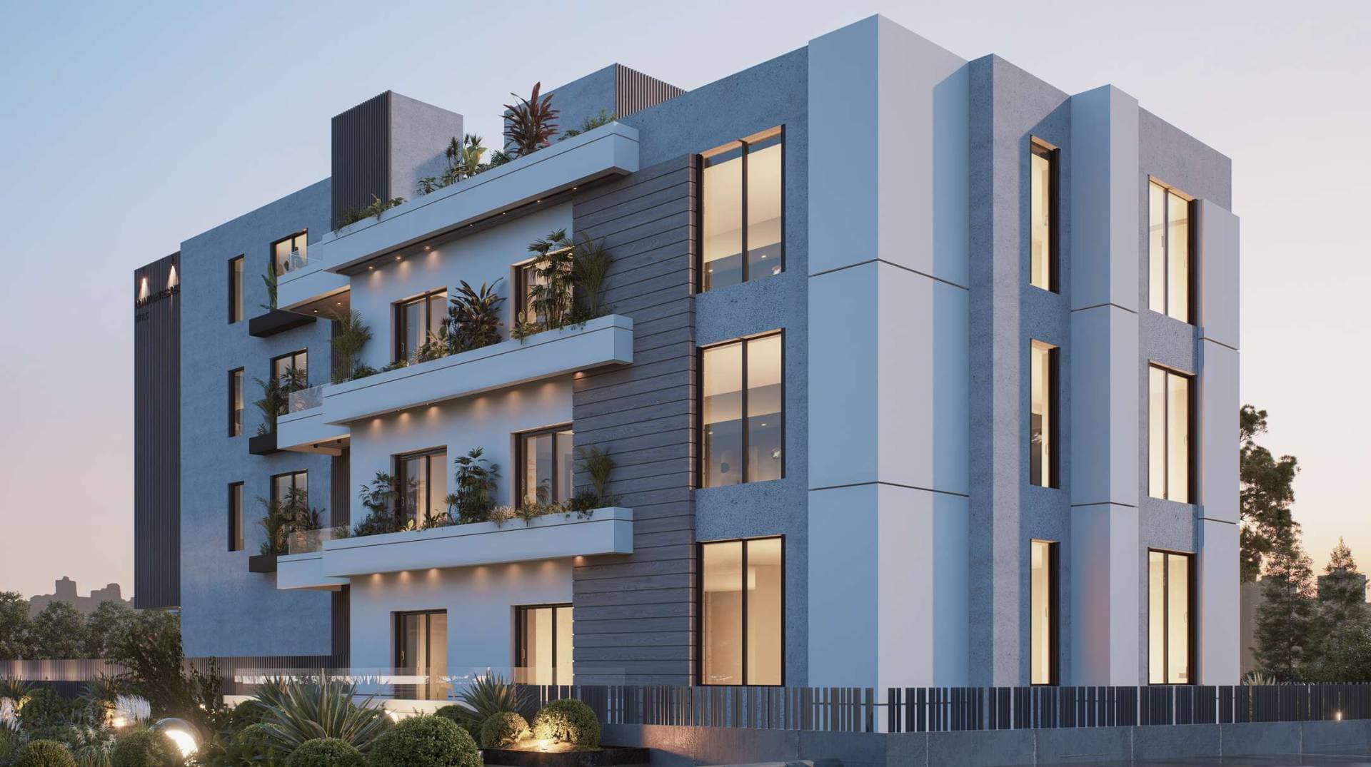 2-bedrooms apartments in Limassol, Cyprus.