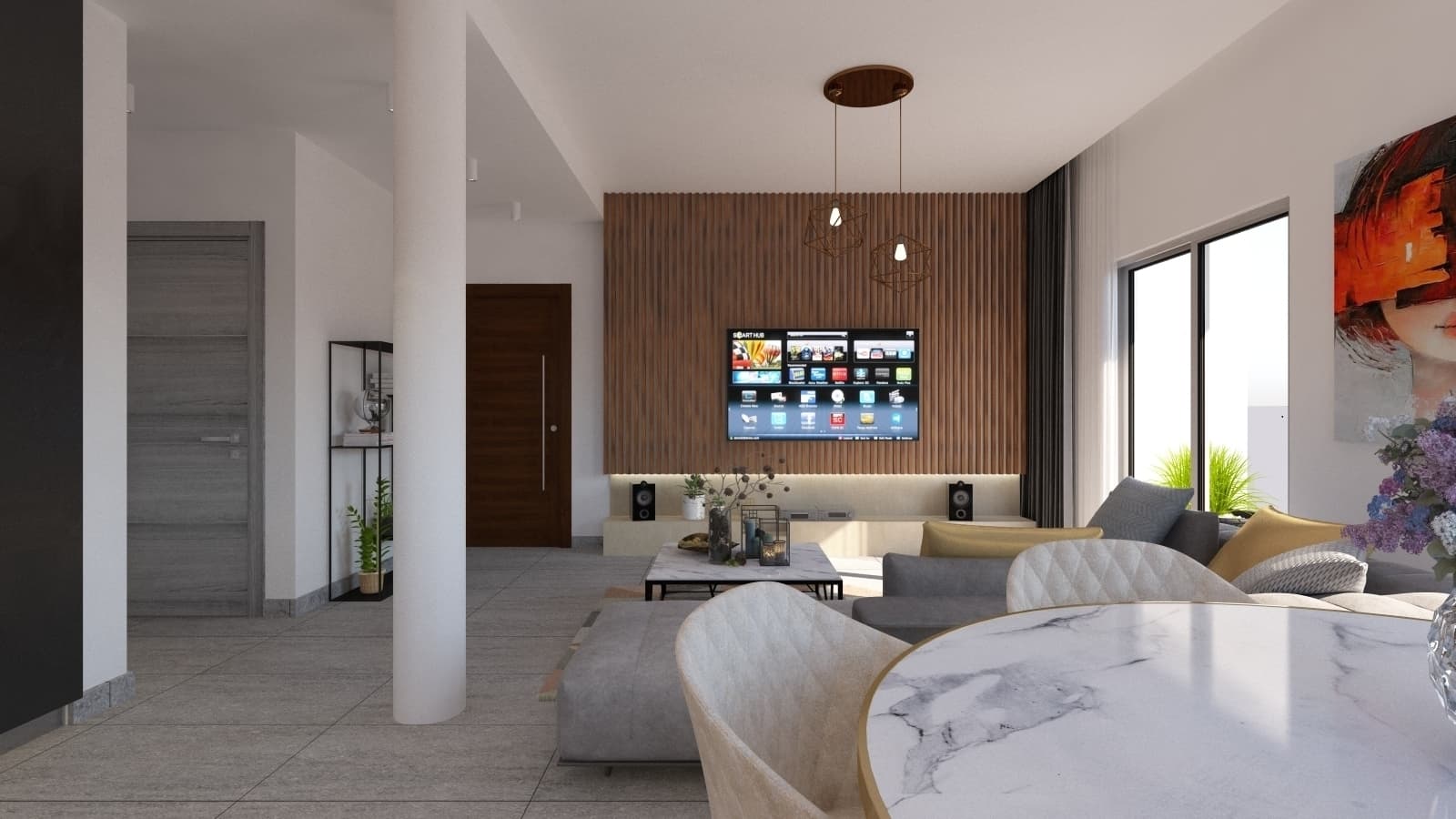 2-bedrooms apartments in Limassol, Cyprus.