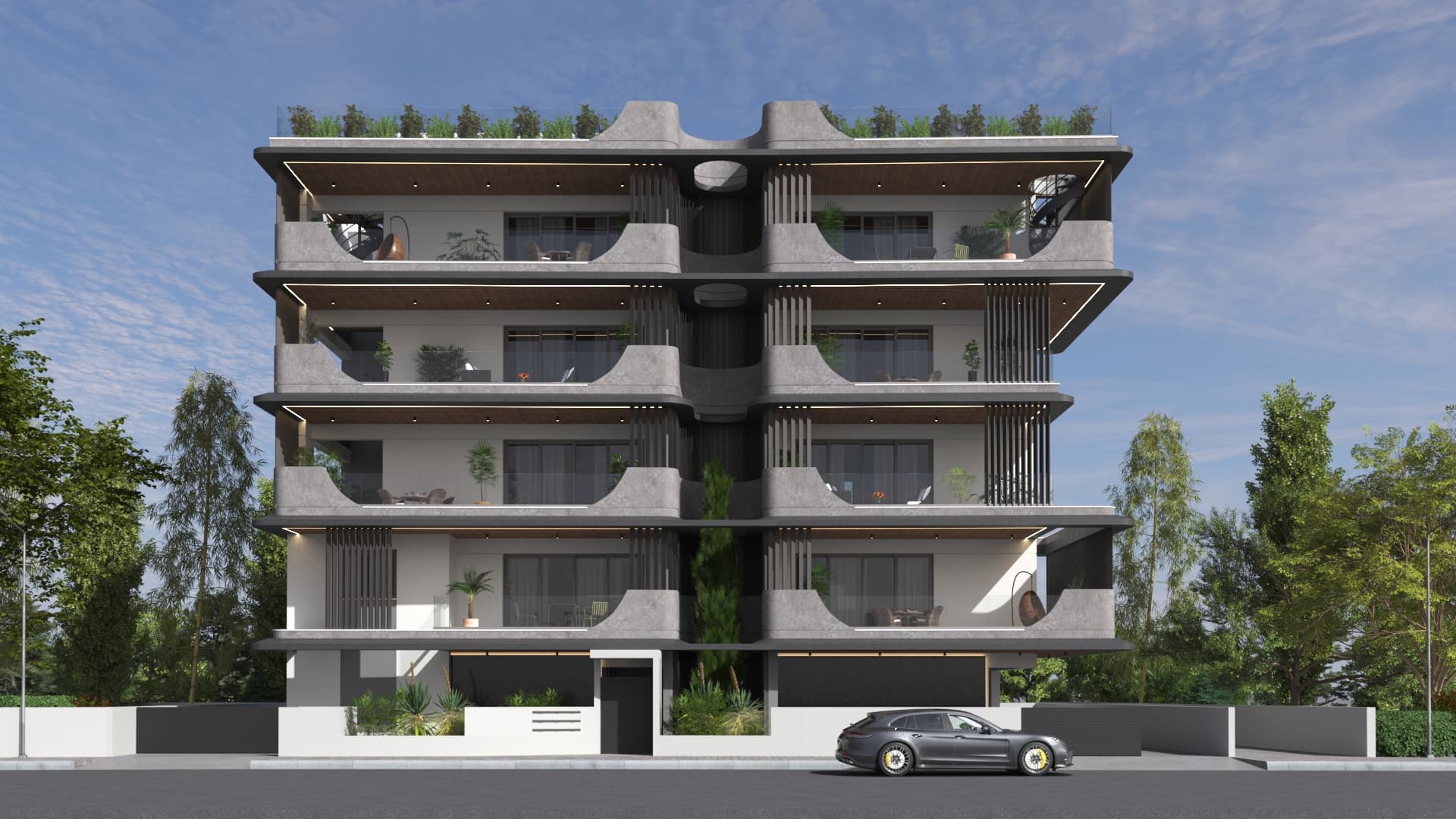 2-bedrooms apartments in Nicosia, Cyprus.