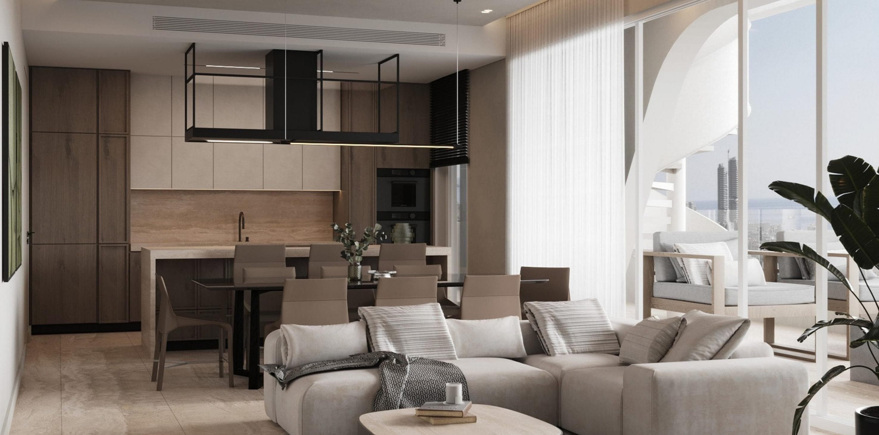 2-bedrooms apartments in Limassol, Cyprus.