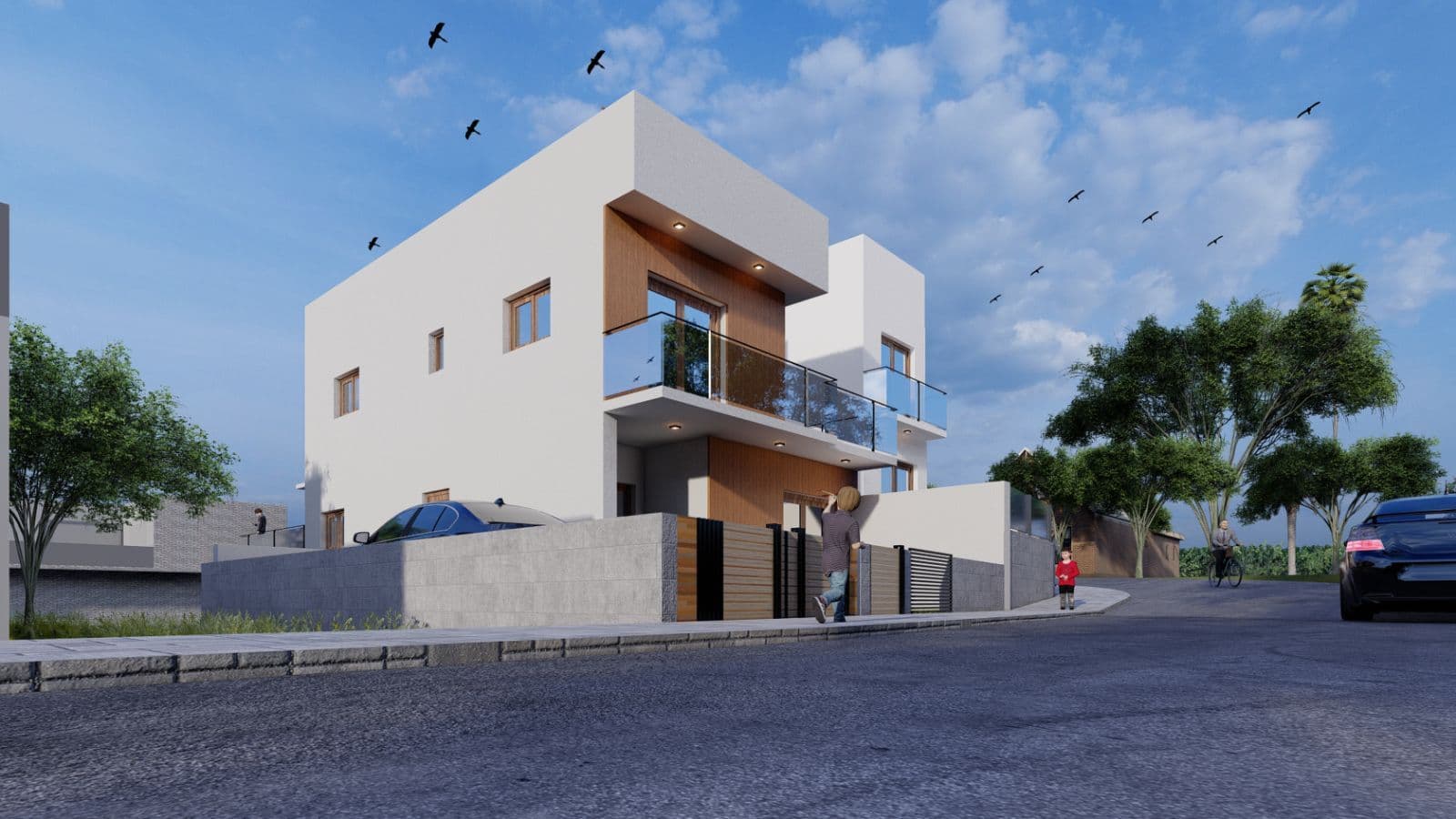 3-bedrooms house in Nicosia, Cyprus.
