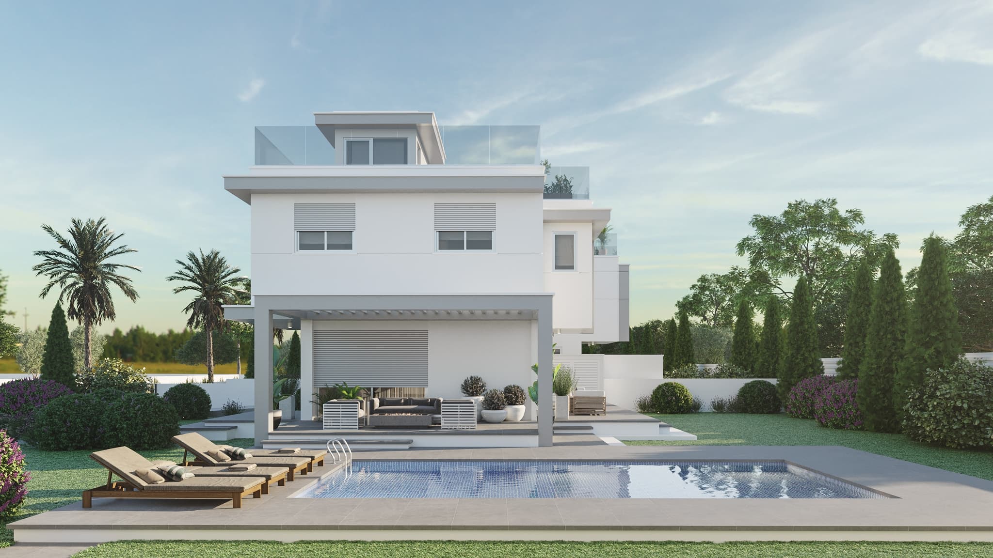 3-bedrooms house in Larnaca, Cyprus.