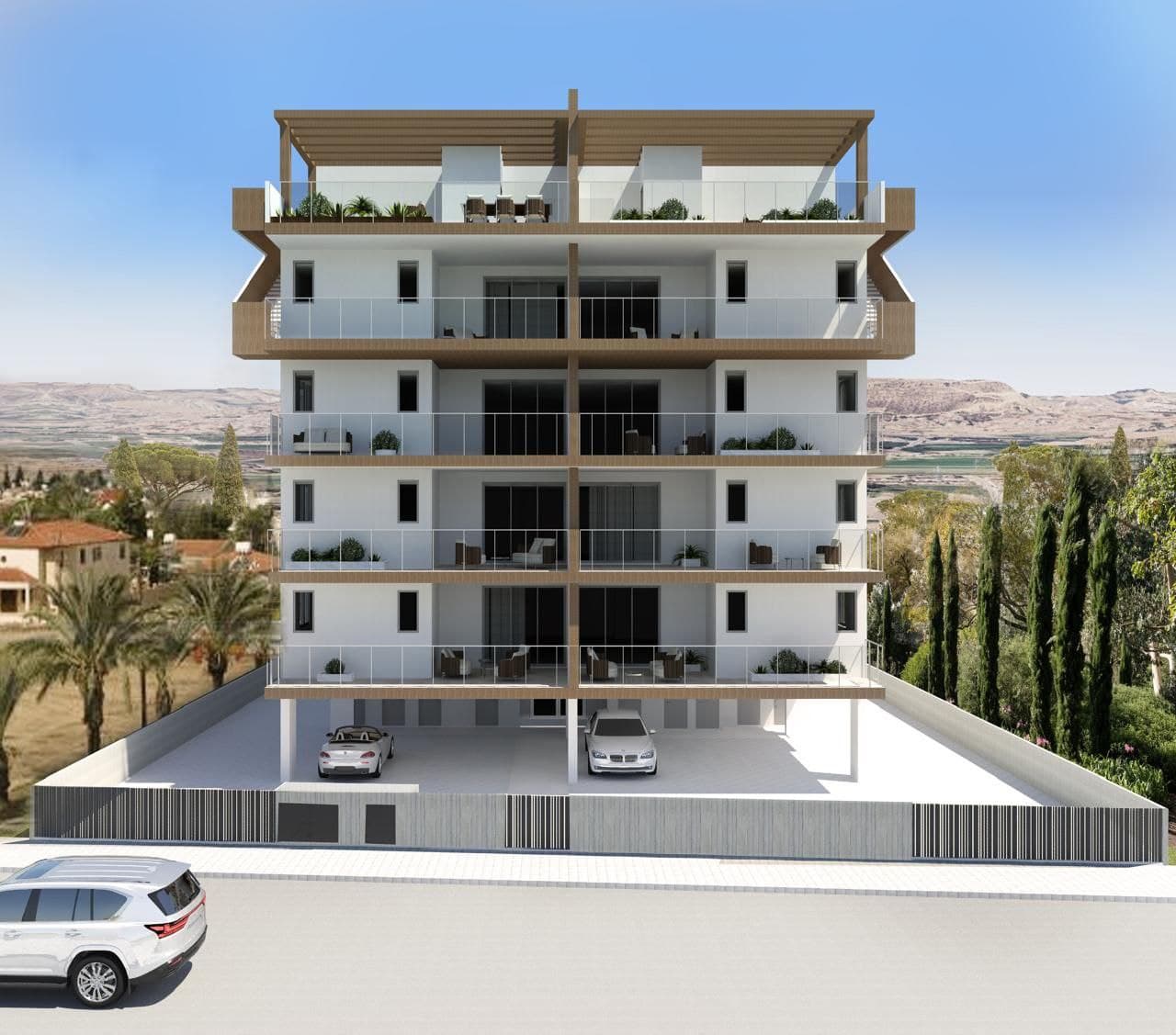 2-bedrooms apartments in Larnaca, Cyprus.