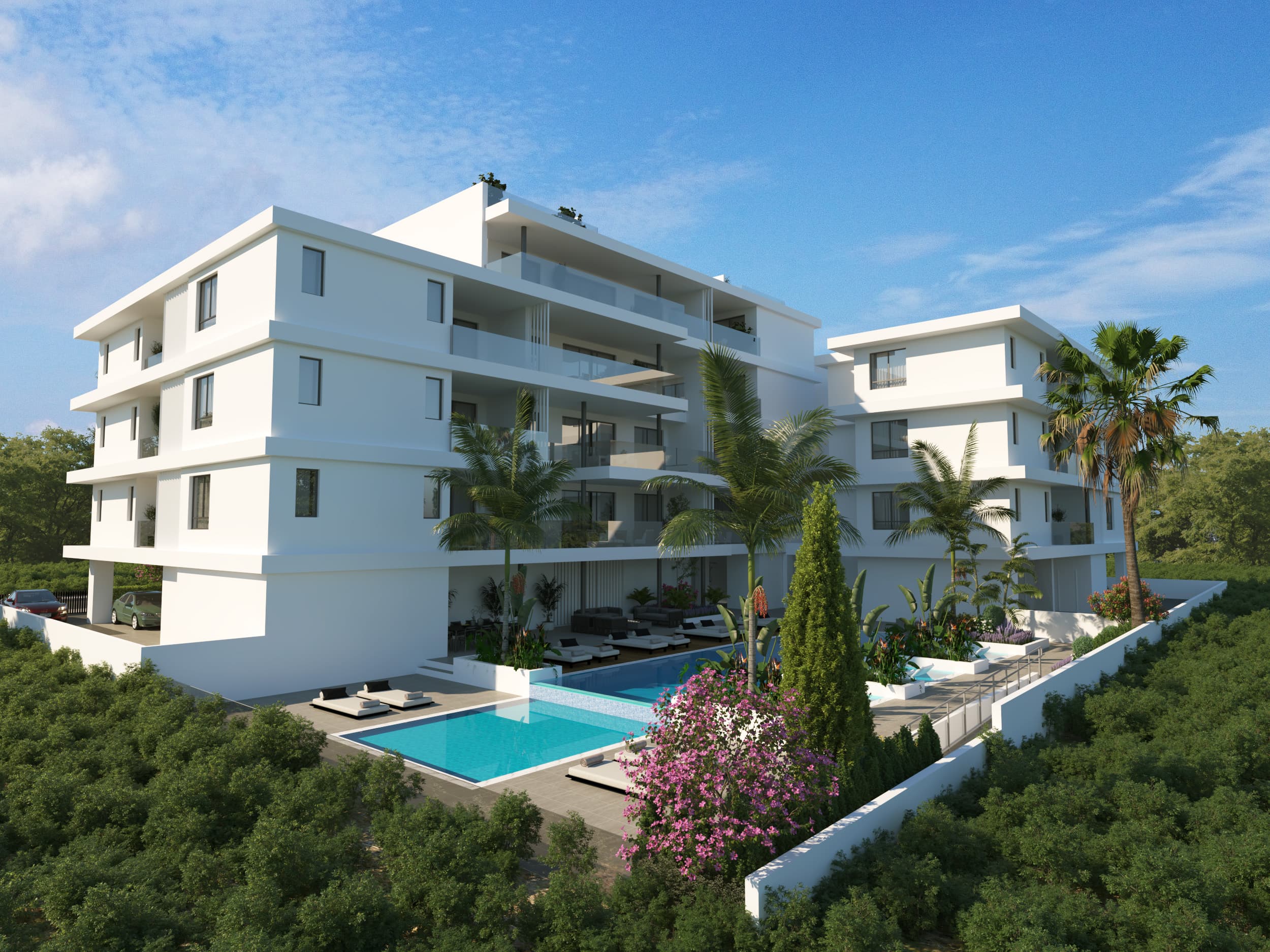 2-bedrooms apartments in Famagusta, Cyprus.
