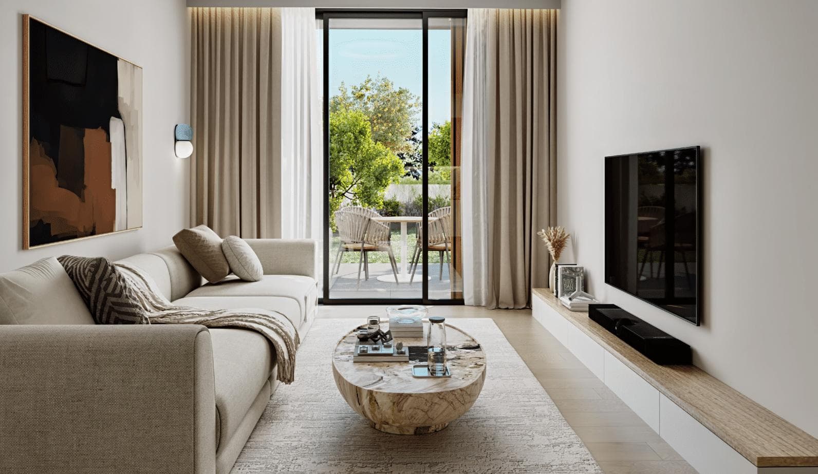 2-bedrooms apartments in Limassol, Cyprus.