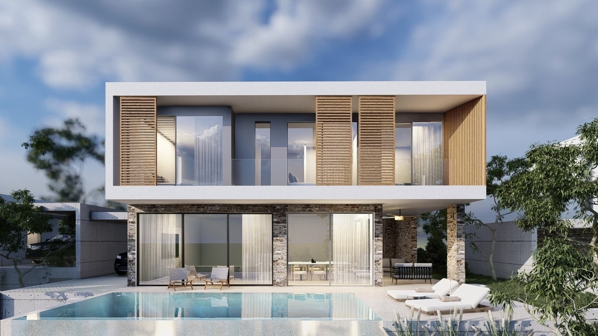 3-bedrooms house in Paphos, Cyprus.