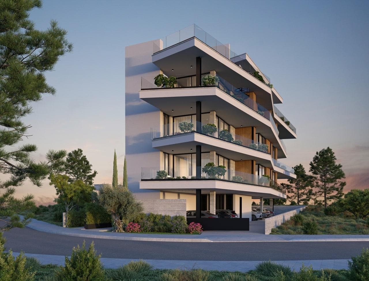 1-bedrooms apartments in Limassol, Cyprus.