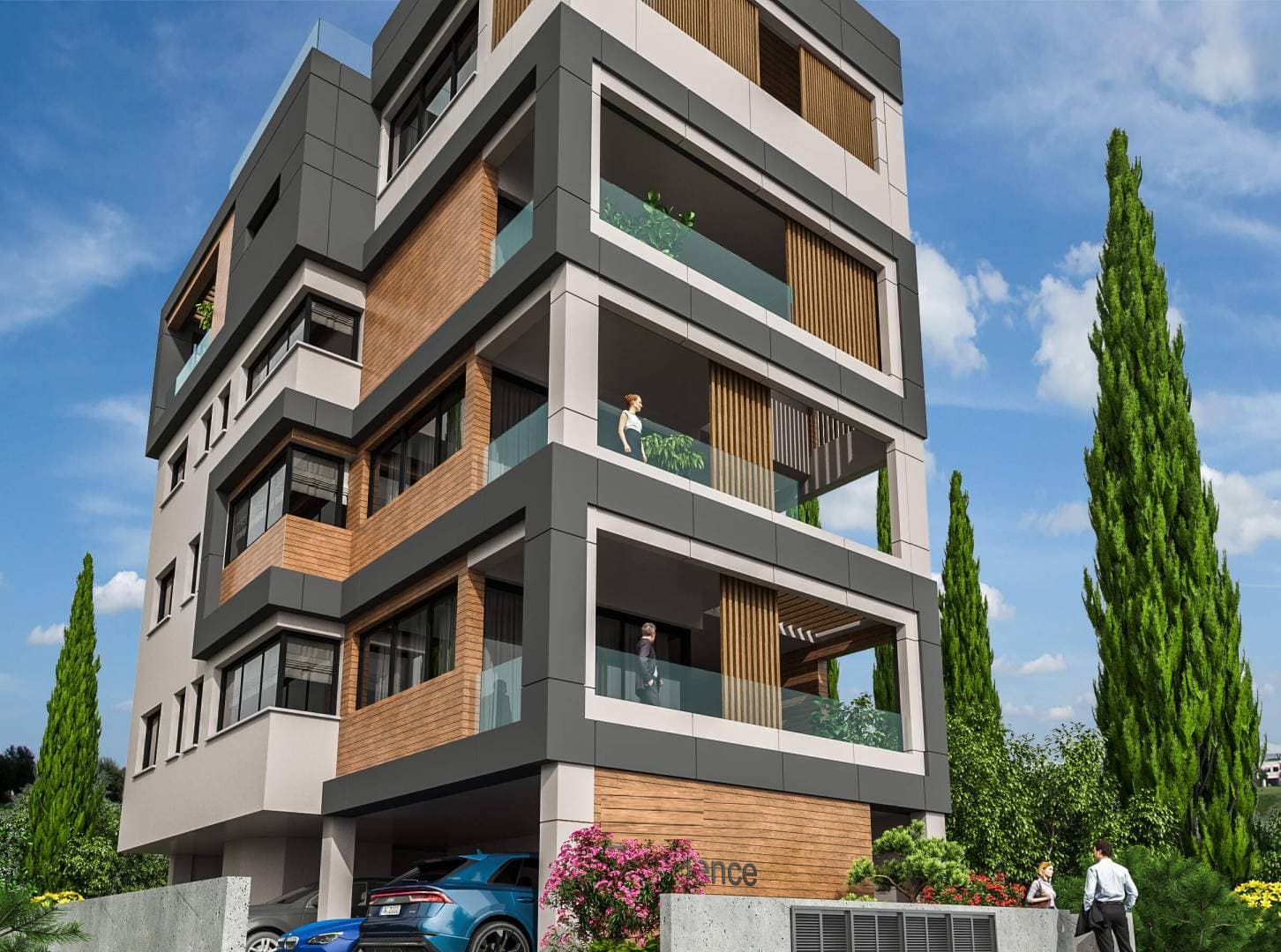 2-bedrooms apartments in Limassol, Cyprus.