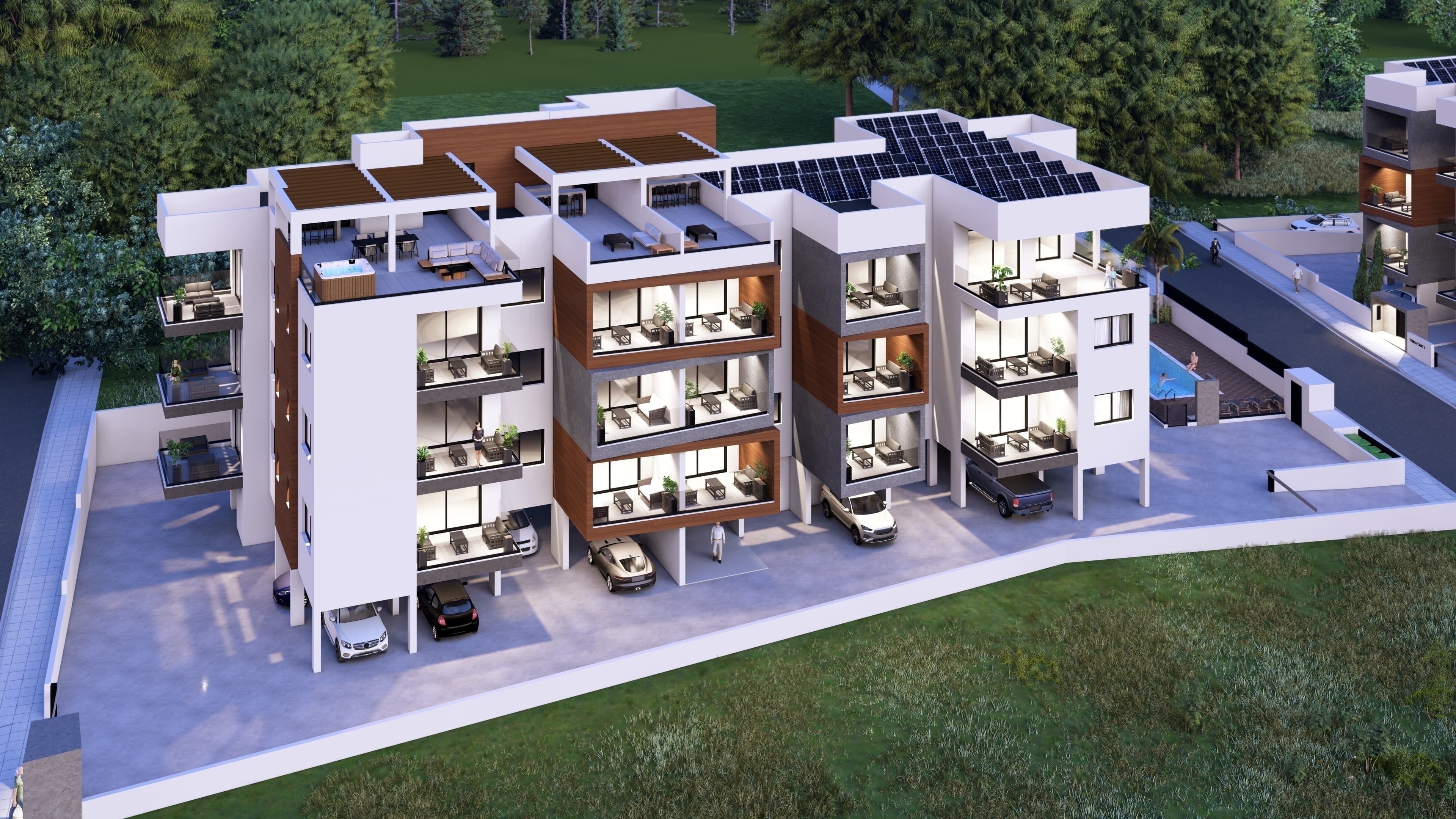 2-bedrooms apartments in Limassol, Cyprus.