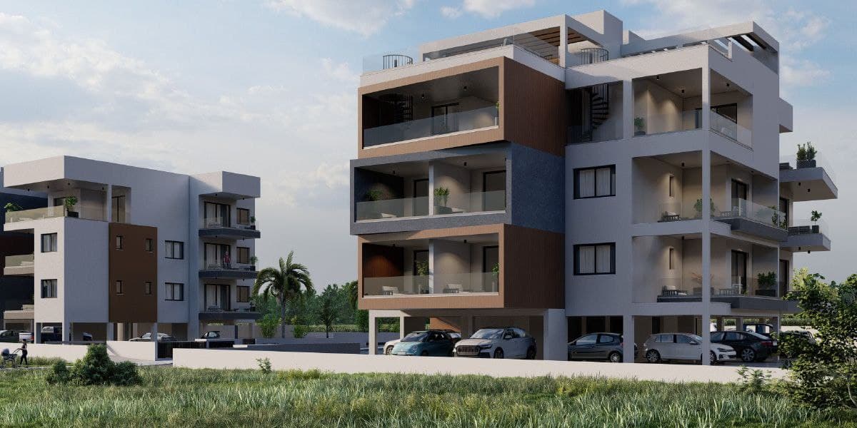 2-bedrooms apartments in Limassol, Cyprus.