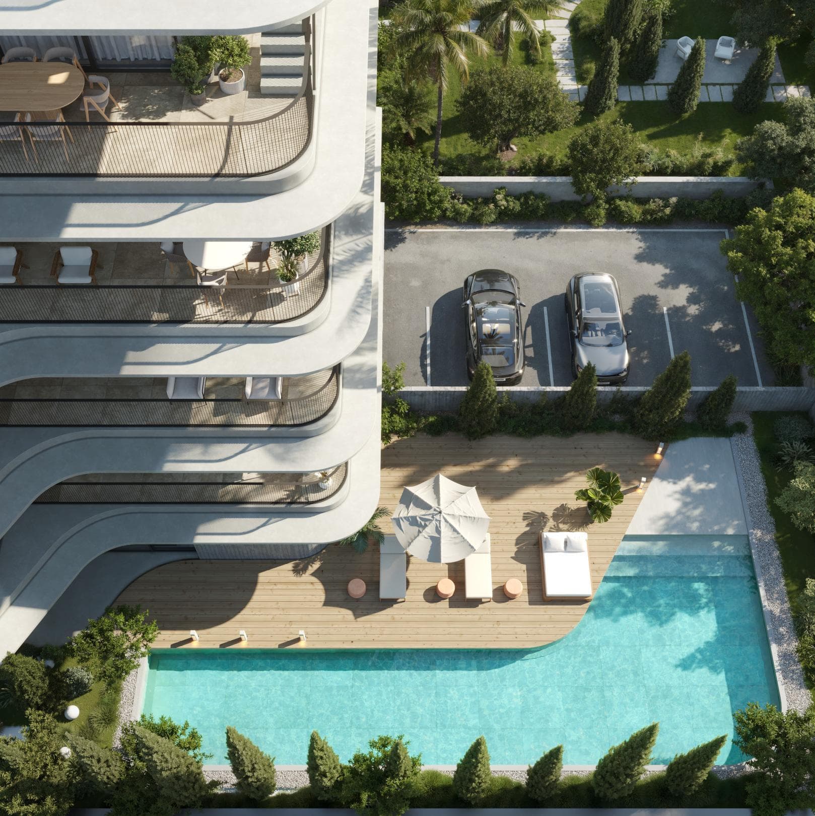 2-bedrooms apartments in Limassol, Cyprus.